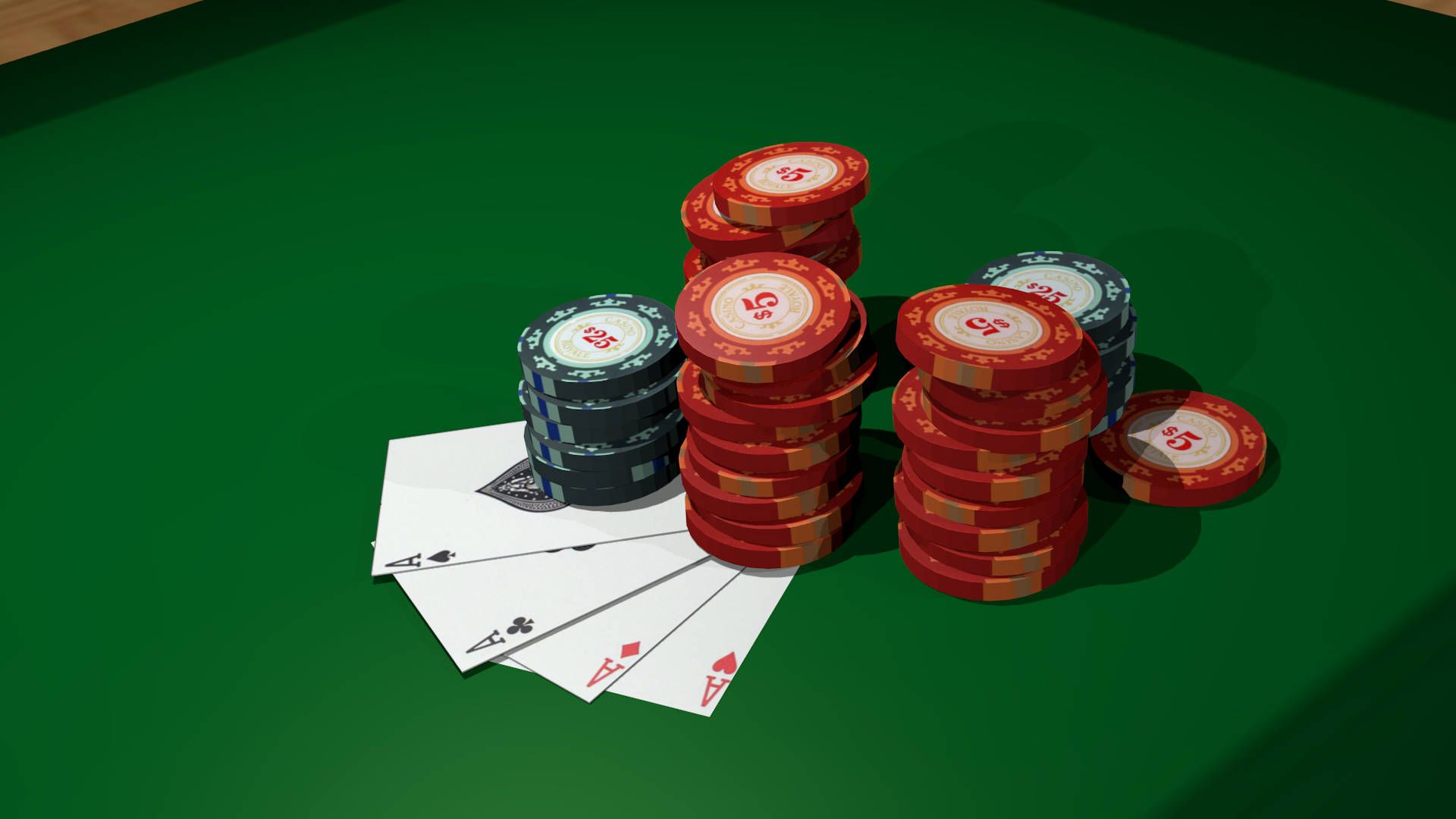 1920x1080 Poker Table Picture