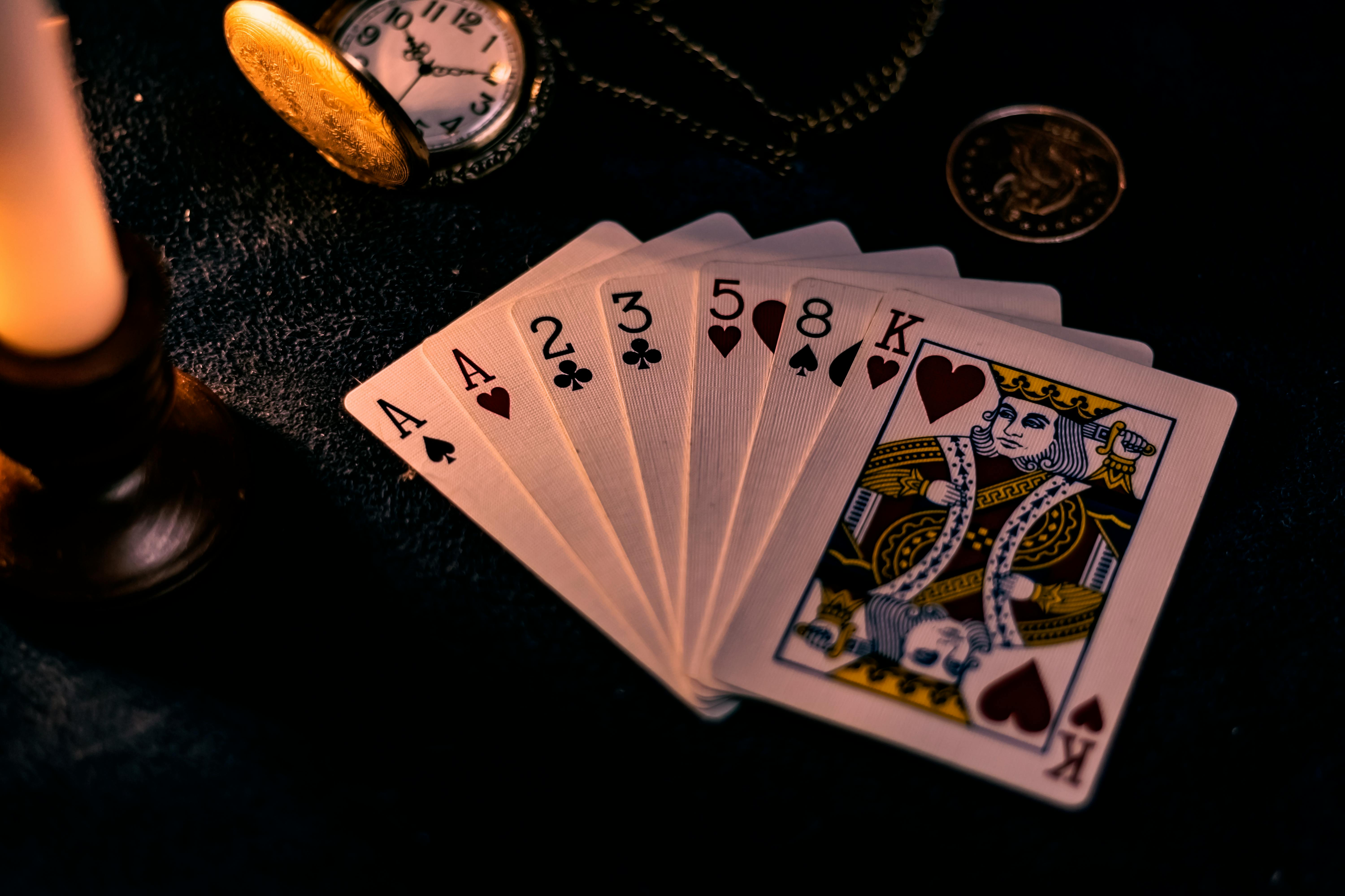 6000x4000 Close Up Photo Of Playing Cards · Free