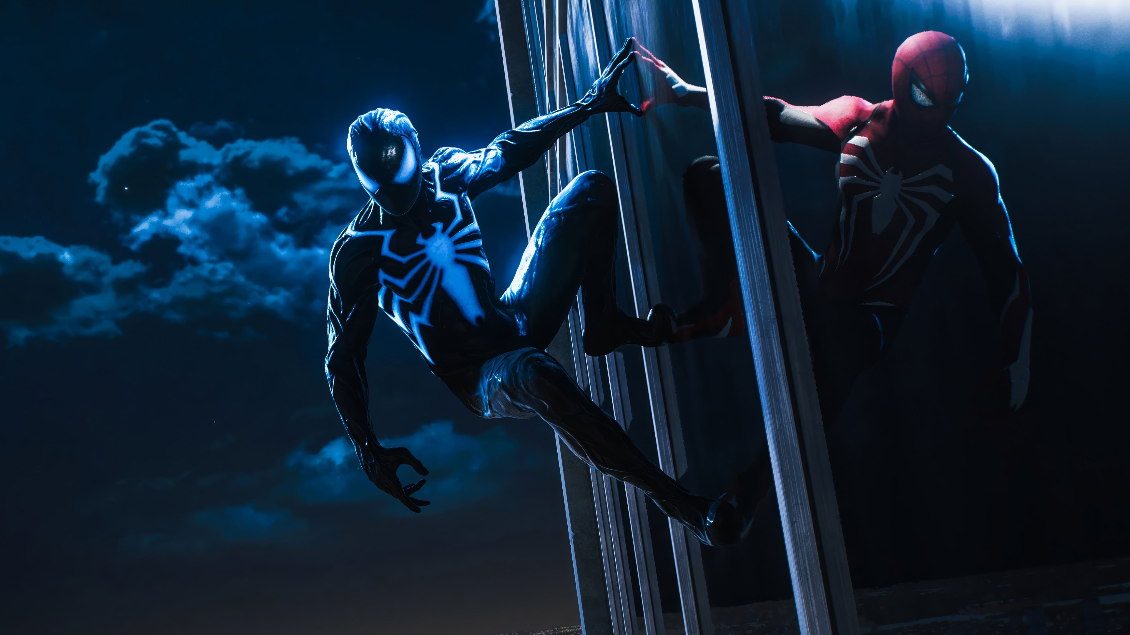 3840x2160 Marvel's Spider Man 2 Duo Wallpaper HDx2160