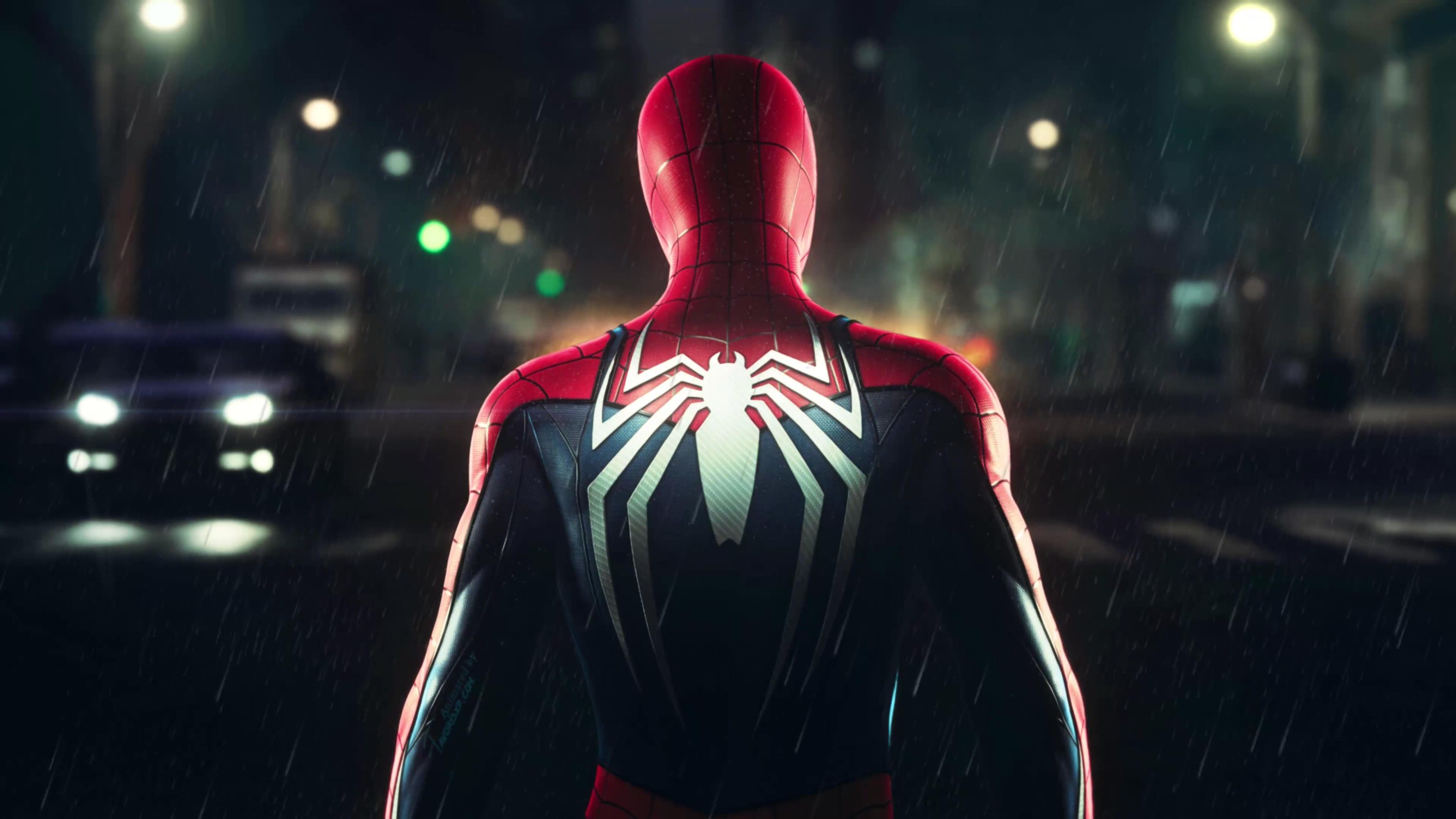3840x2160 Animated Marvel's Spider Man 2 Wallpaper