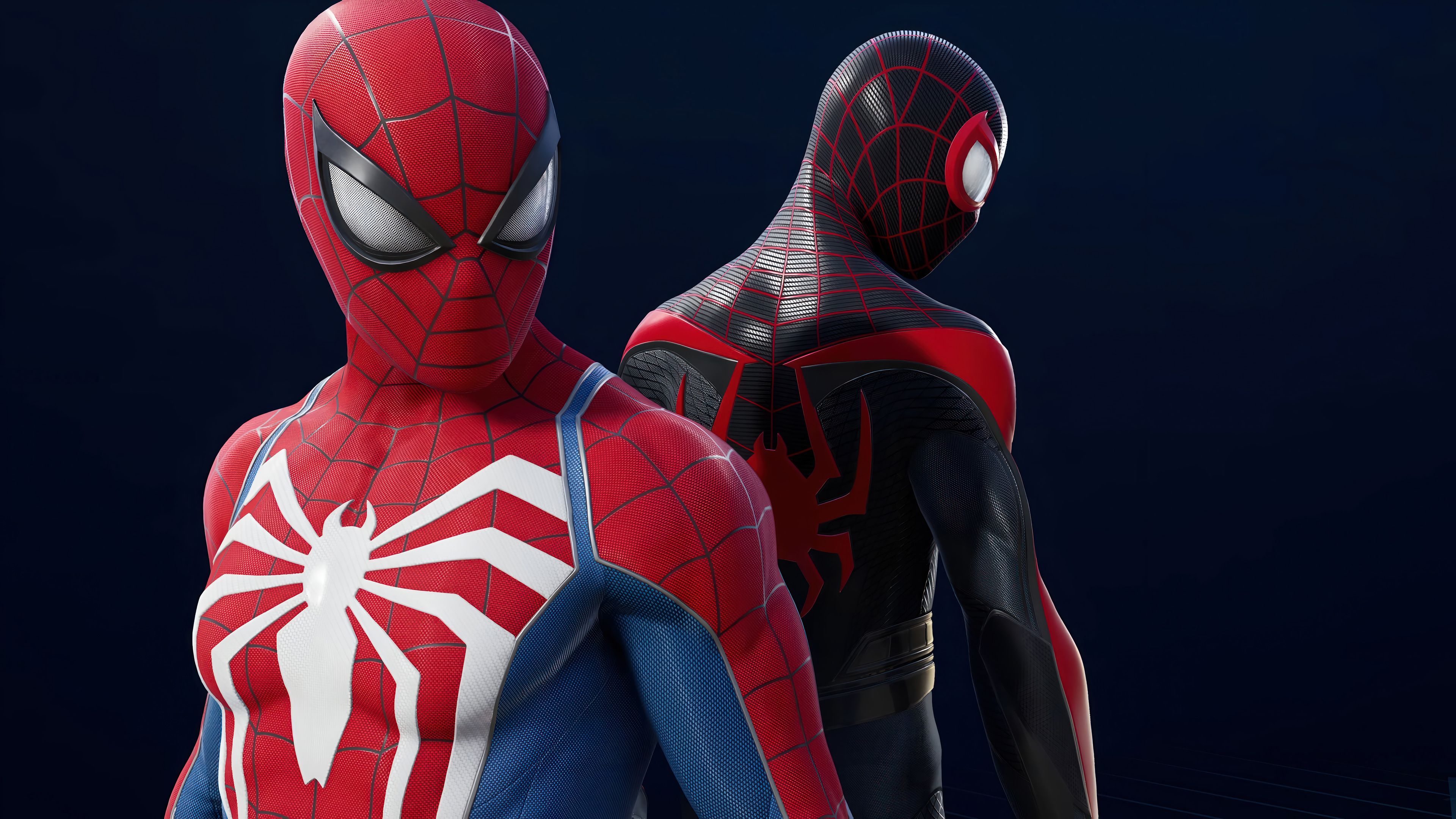 3840x2160 Marvel's Spider Man 2 Peter Parker Miles Morales Wallpaper 4K HD PC M