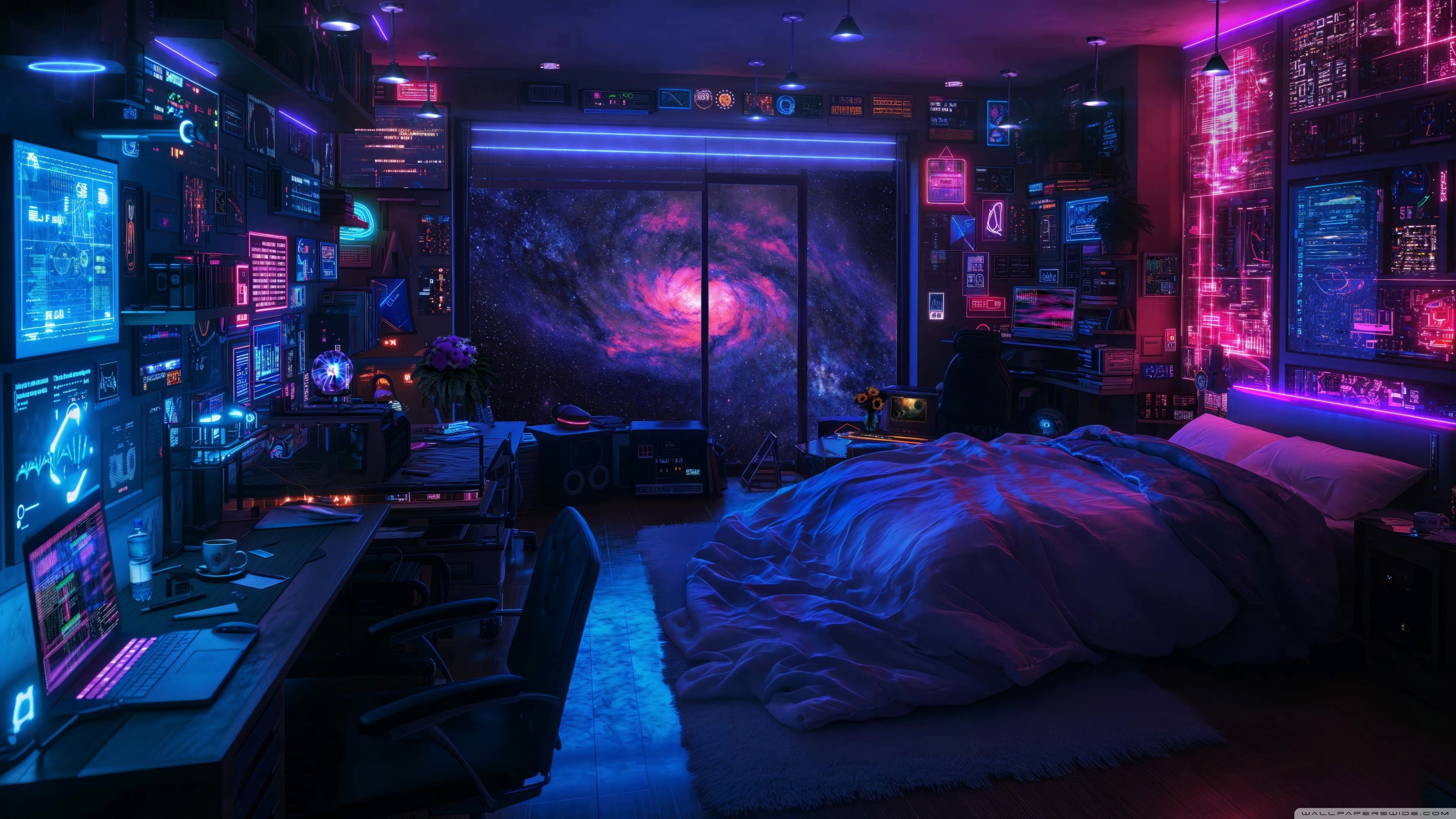 Developer Room 4k Tech Room Wallpapers - Top Free Tech Room Backgrounds - WallpaperAccess