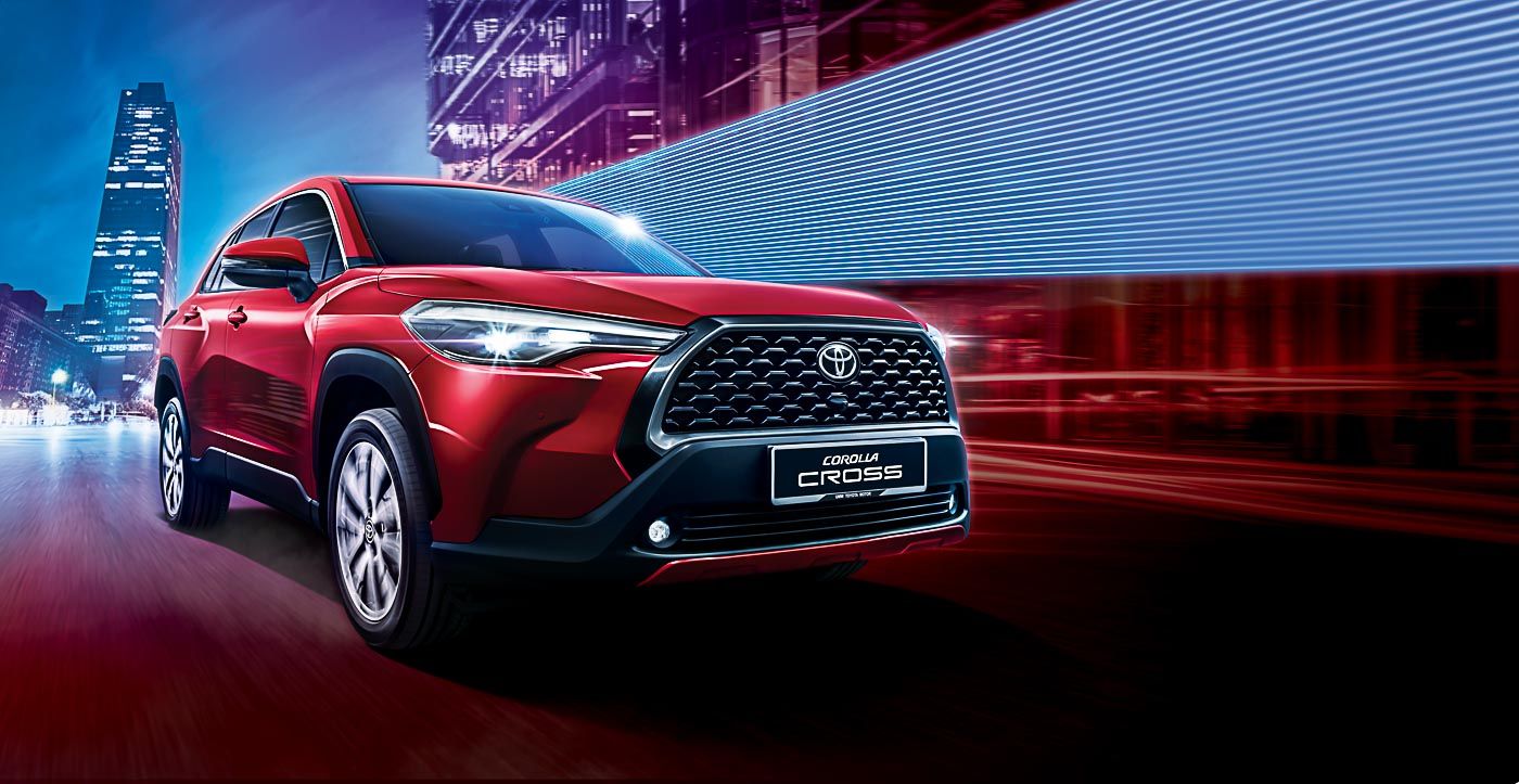 1400x723 Full range of CKD Toyota Corolla Cross to come with LED headlamps and DRLs