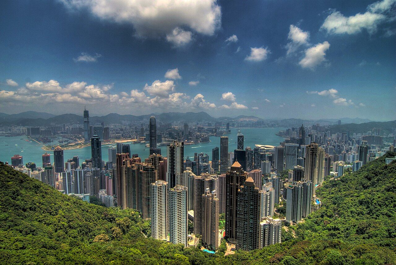 1280x856 View of Hong Kong from Victoria