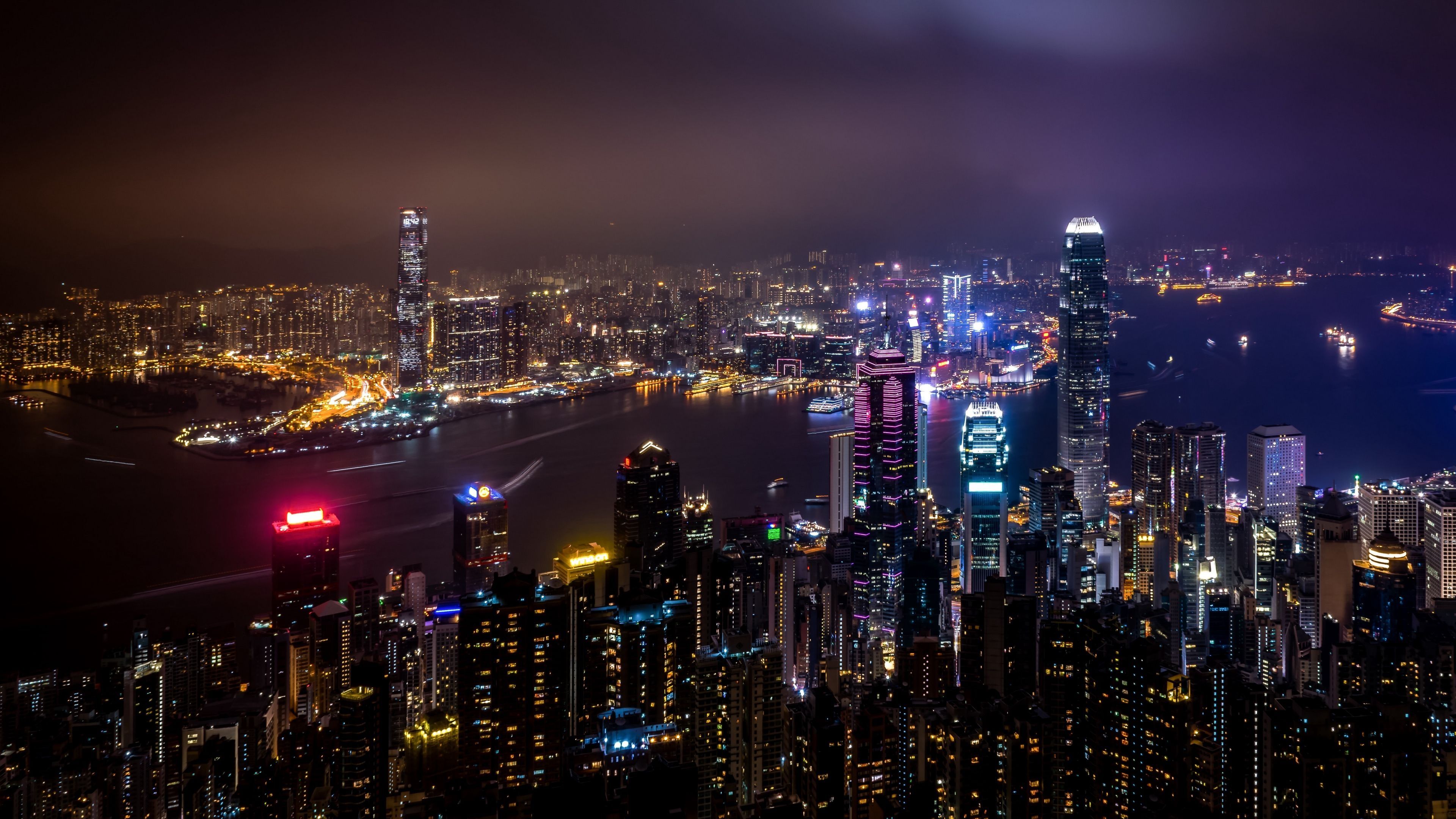 3840x2160 Victoria Peak Wallpaper