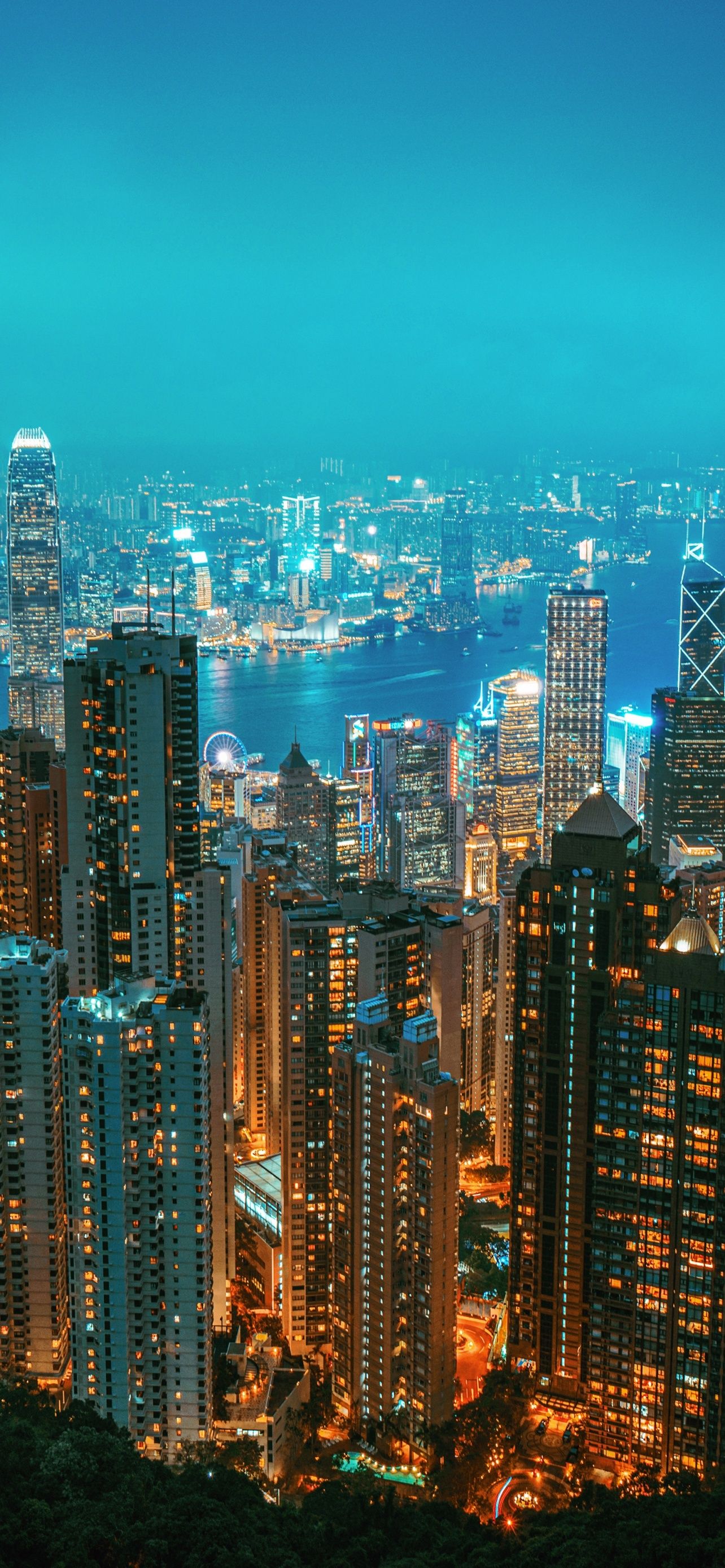 1284x2778 Free HD Hong Kong Victoria Wallpaper