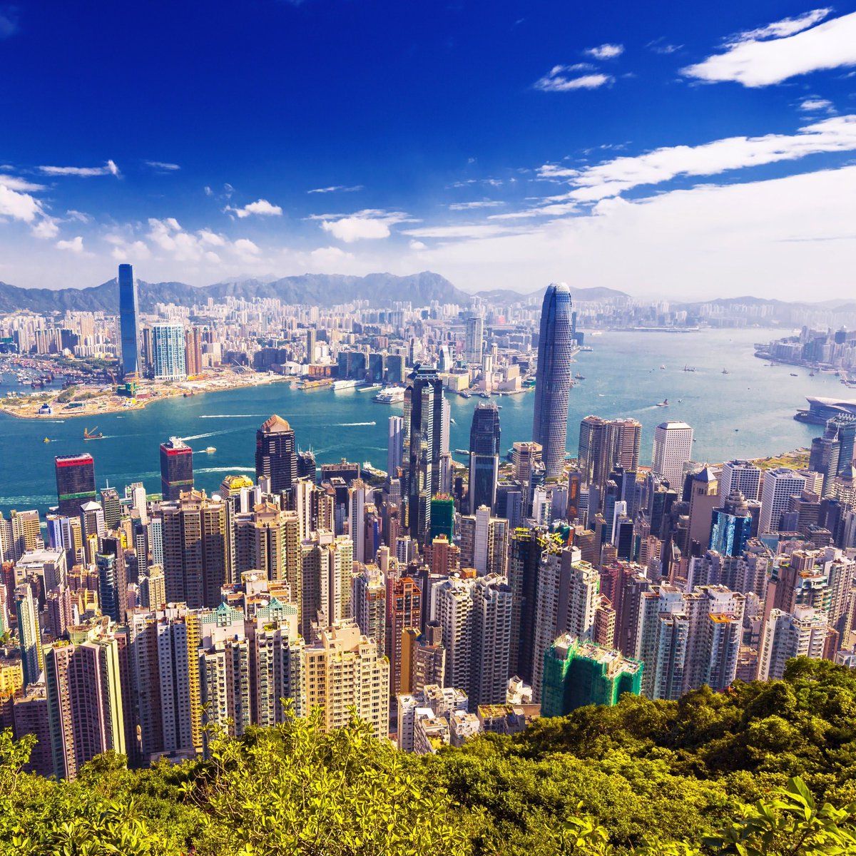 1200x1200 Amazing view from Victoria Peak to Hong Kong