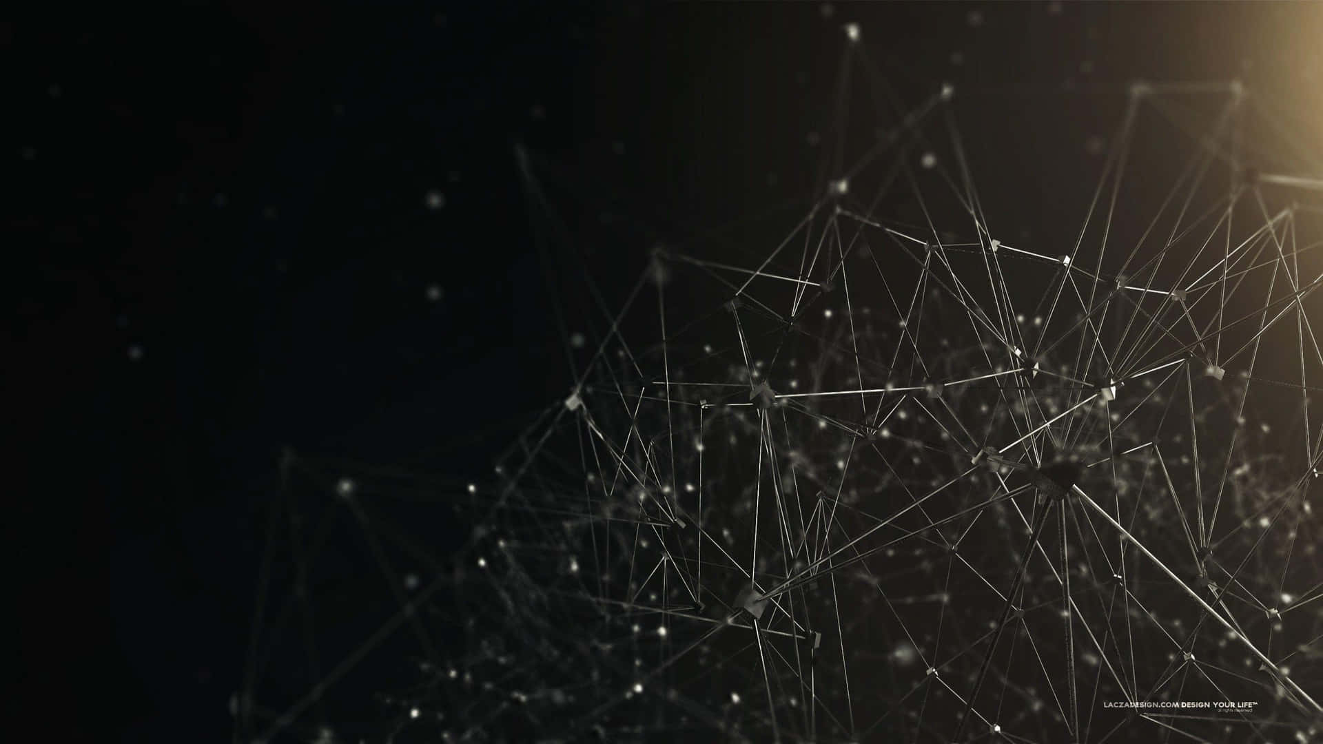 1920x1080 Download A Black Background With A Network Of Lines