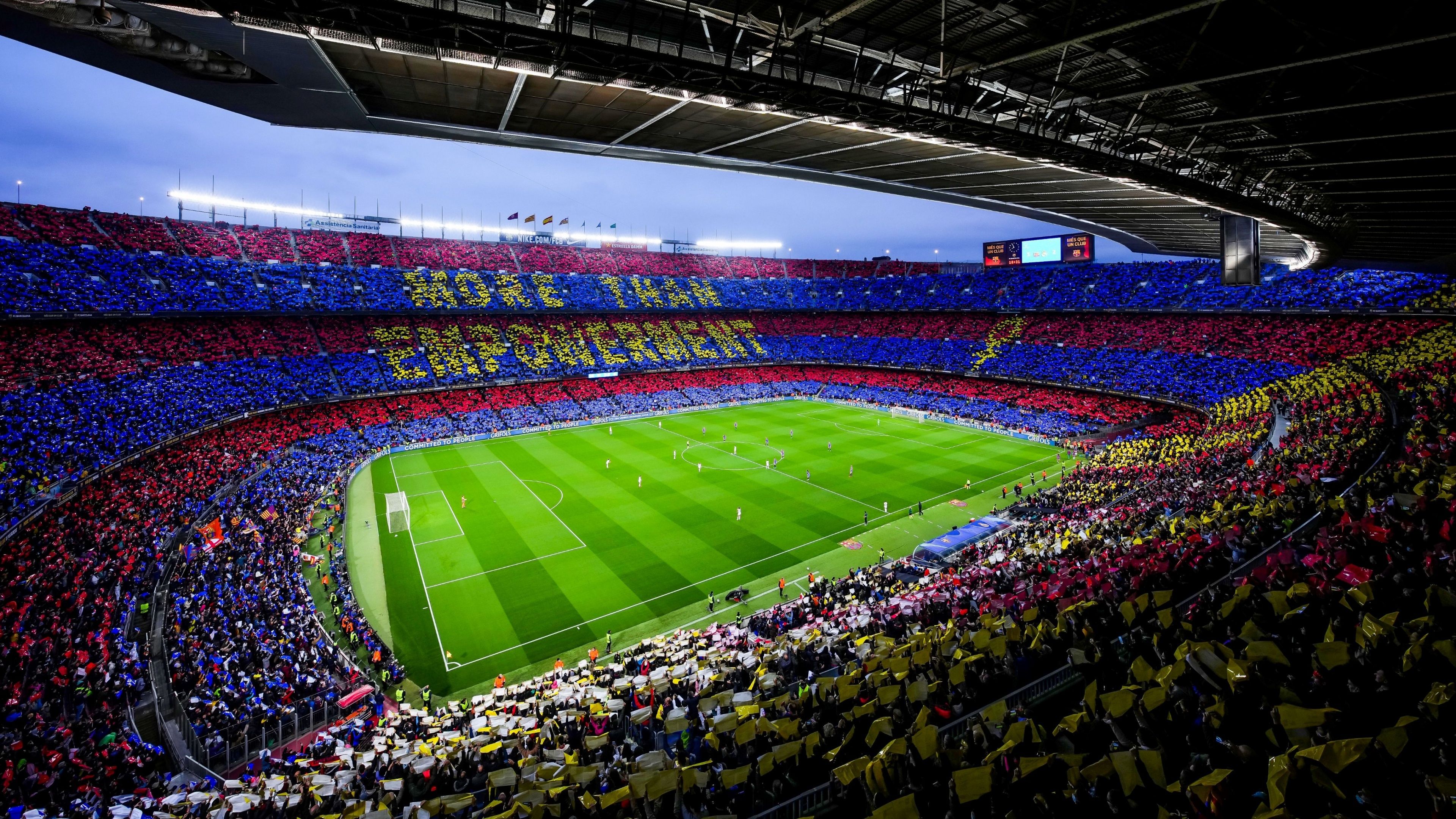 3840x2160 Camp Nou Wallpaper 4K, Stadium, FC Barcelona, Barcelona