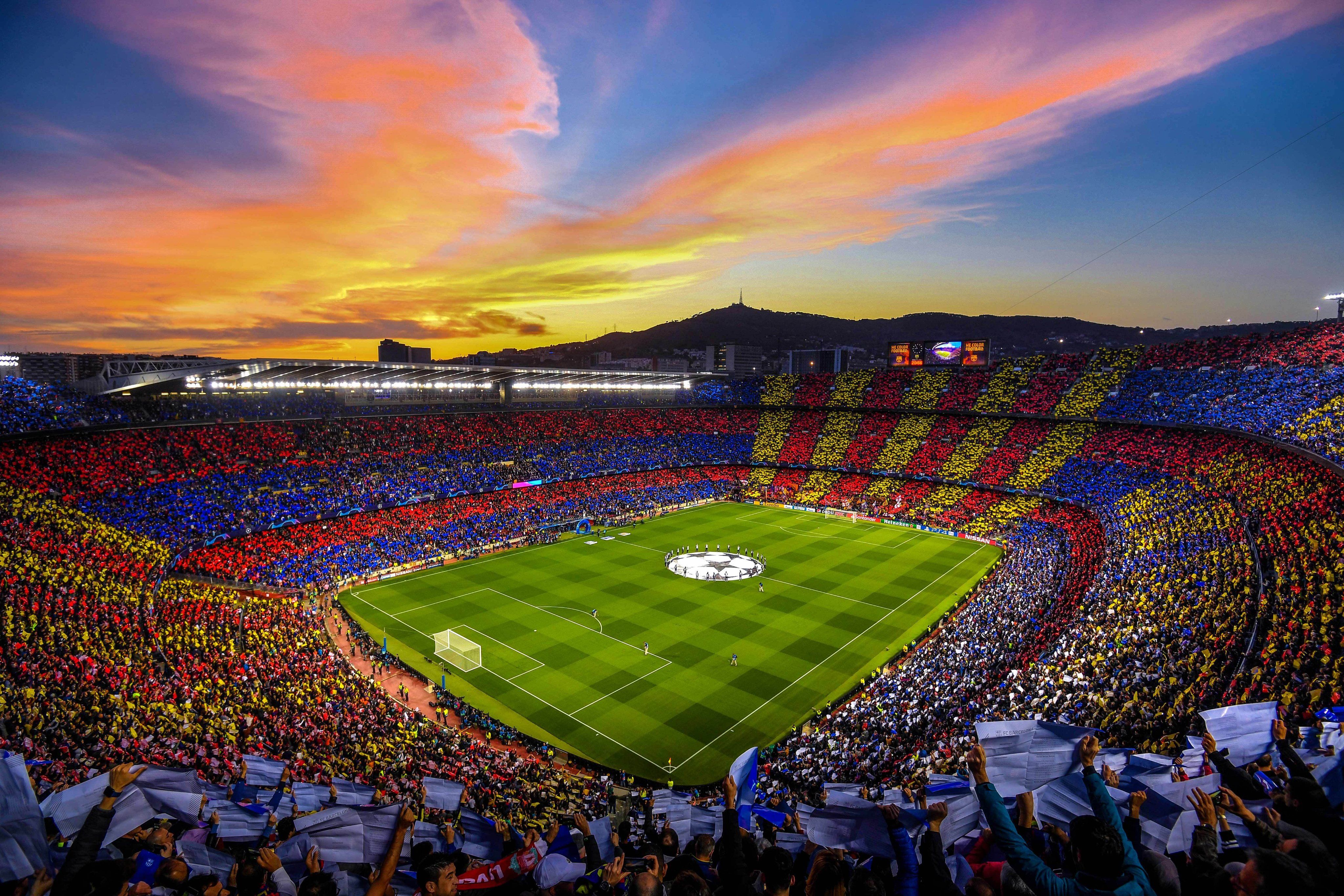 4096x2731 FC Barcelona Wallpaper 4K, Camp Nou, Stadium, Barcelona
