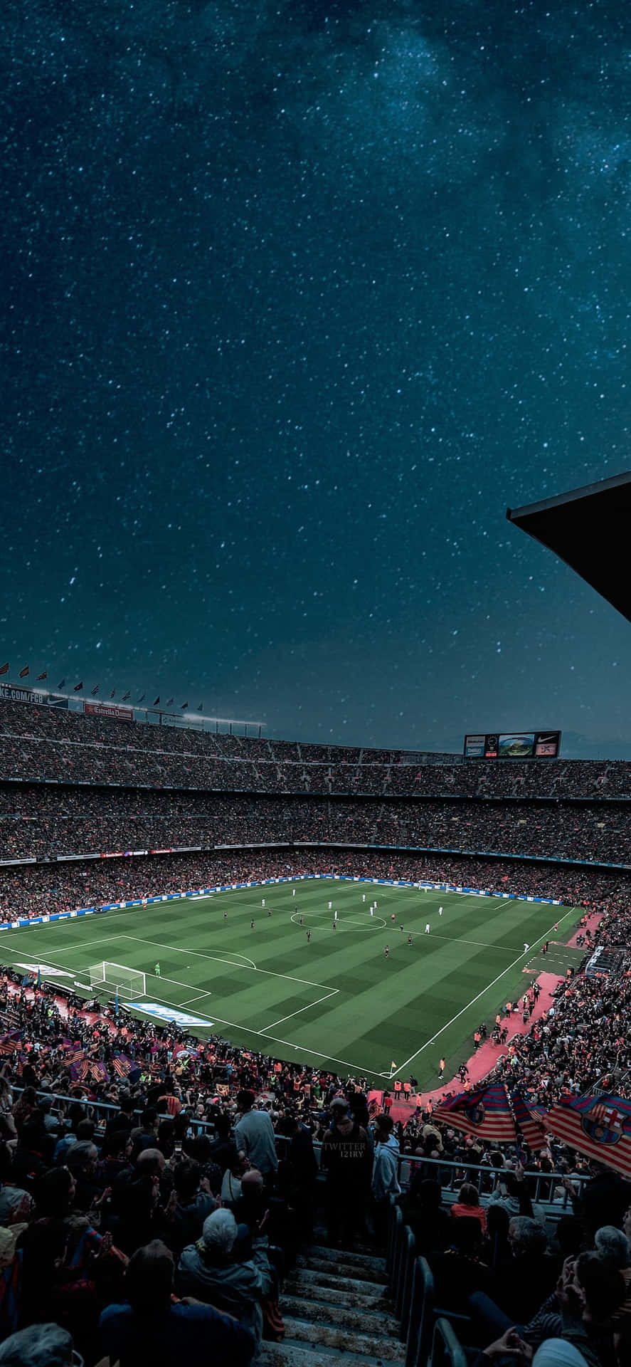 887x1920 Camp Nou Wallpaper