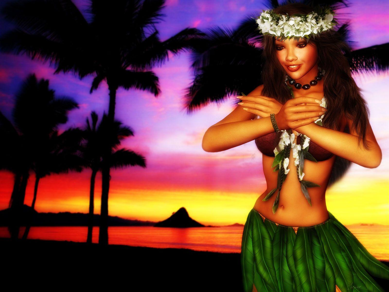 1600x1200 Hula Dancer Wallpaper by ToxicWolf Poser Historical