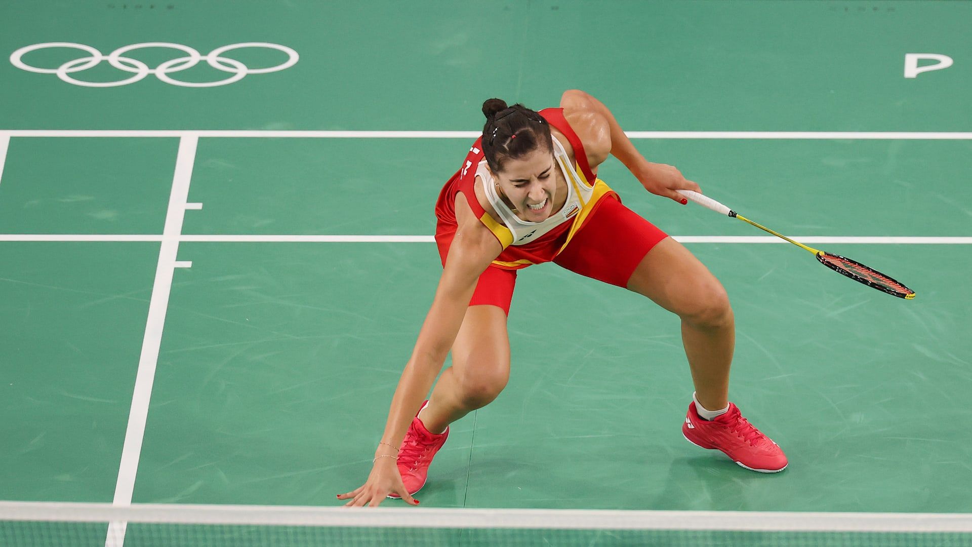 1920x1080 Paris 2024 badminton: Tragedy strikes Carolina Marin again