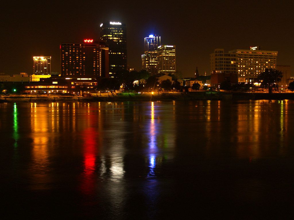 1024x768 Little Rock. The skyline of downtown Little Rock, Arkansas