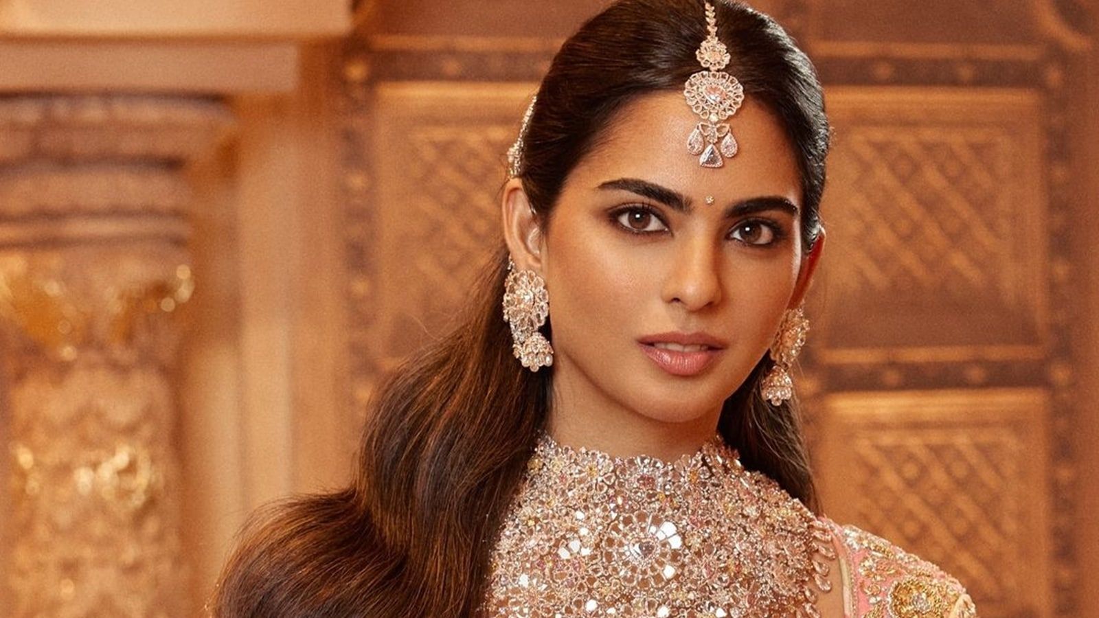 1600x900 Isha Ambani's 'rare' pink, blue, green and orange diamond necklace for brother Anant's wedding took 4000 hours to make. Fashion News Indian Express