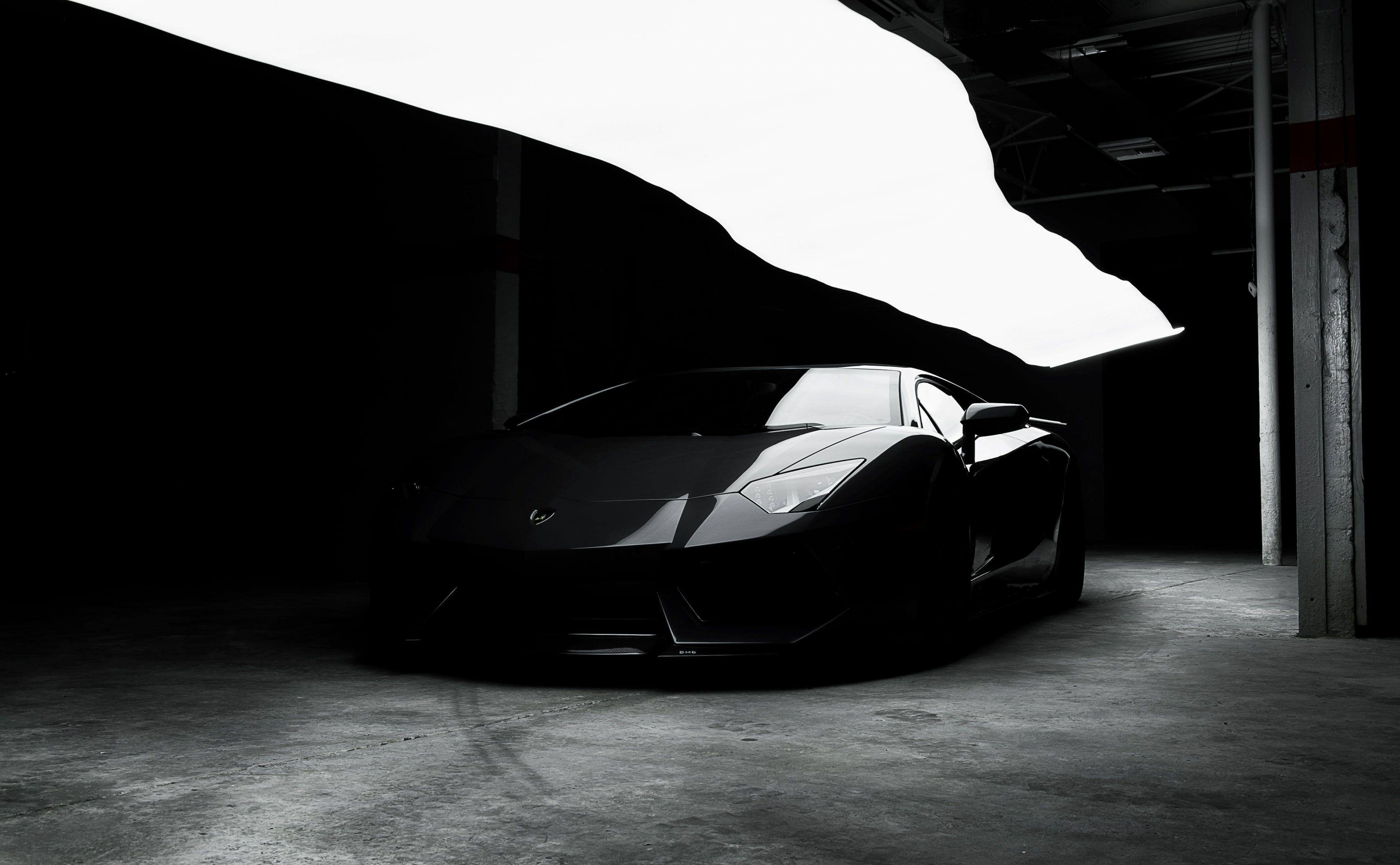 3840x2373 Lamborghini, black Lamborghini Aventador, Cars, Lamborghini, Dark