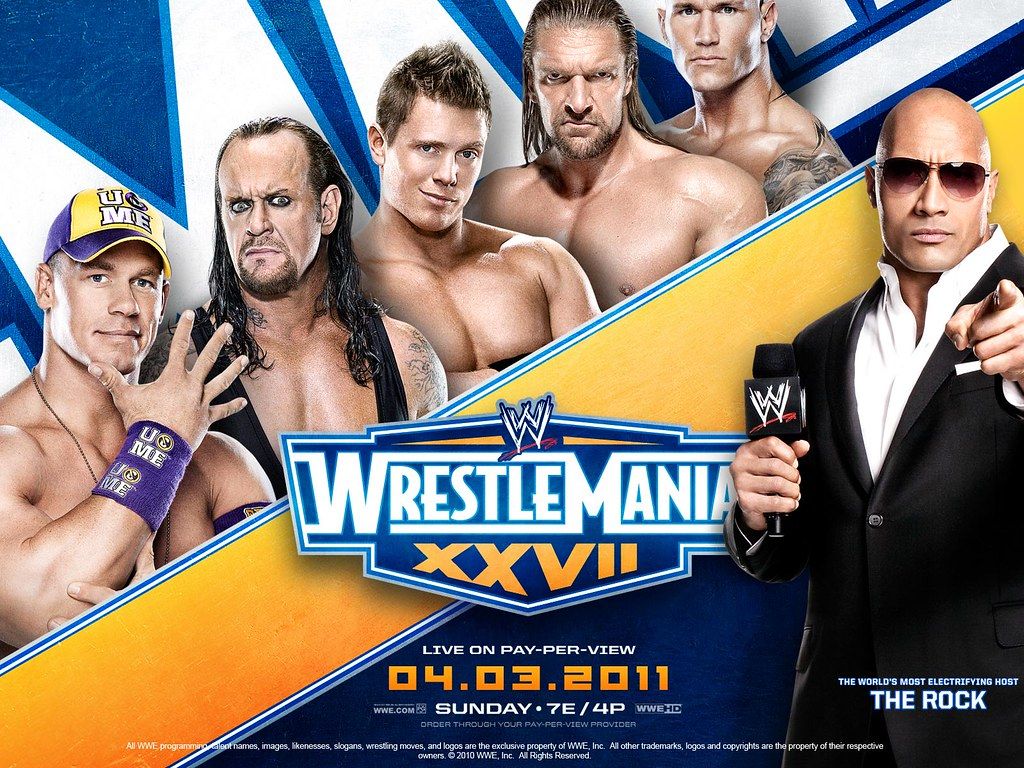1024x768 WWE Wrestlemania 2011. WWE Wrestlemania 2011