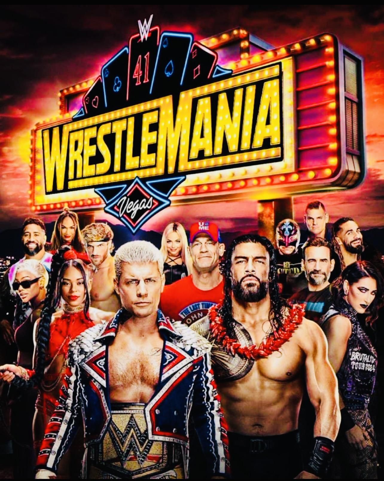 1284x1610 WrestleMania 41 Wallpaper