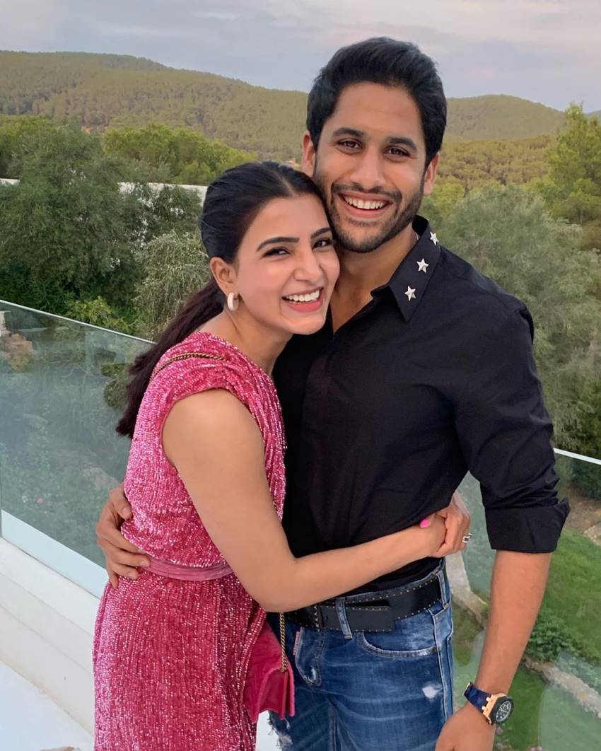 850x1062 Samantha Akkineni & Naga Chaitanya Romantic Vacation Photo