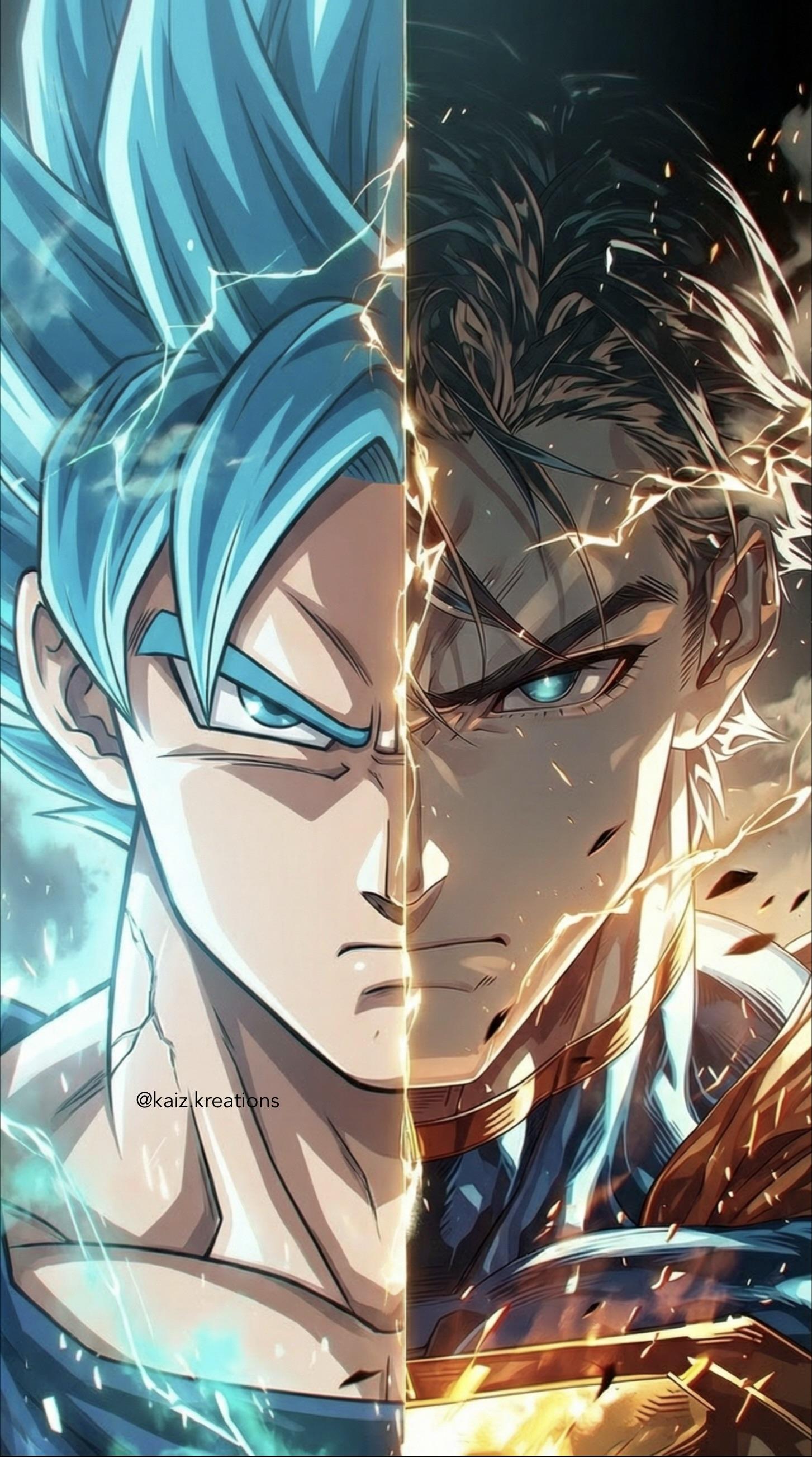 1453x2604 Anime vs Superhero Crossover Wallpaper