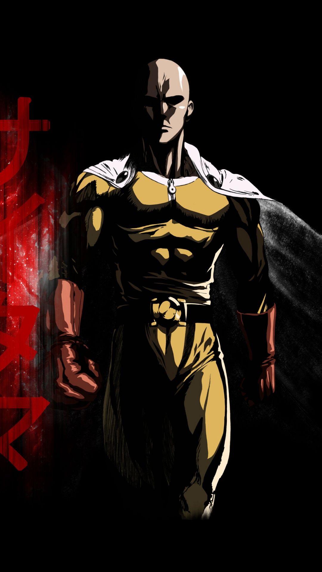 1080x1920 Saitama Wallpaper 4K, Fan Art, One Punch Man