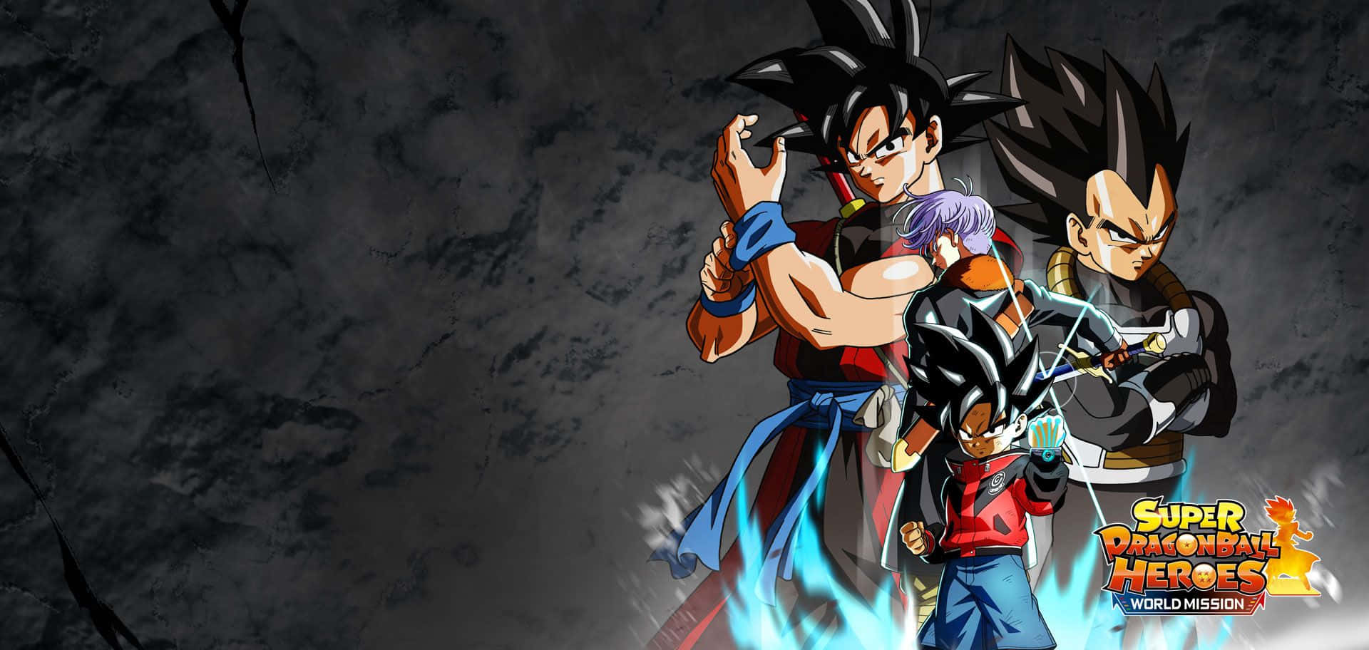 1920x912 Download Experience Powerful Superhero Warriors in Dragon Ball Heroes Wallpaper