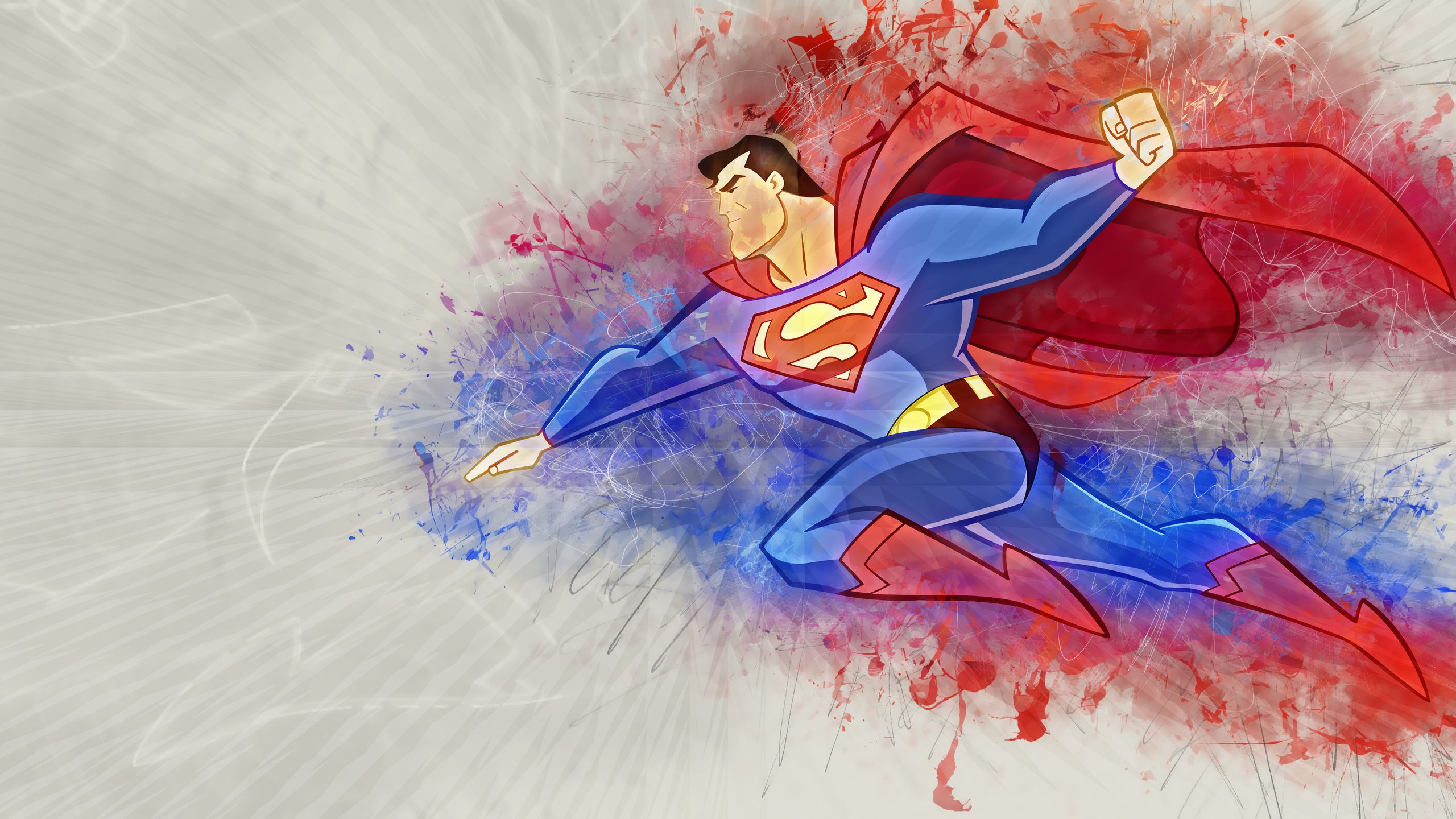 2560x1440 Wallpaper Man in Blue and Red Suit Anime Character, Background Free Image