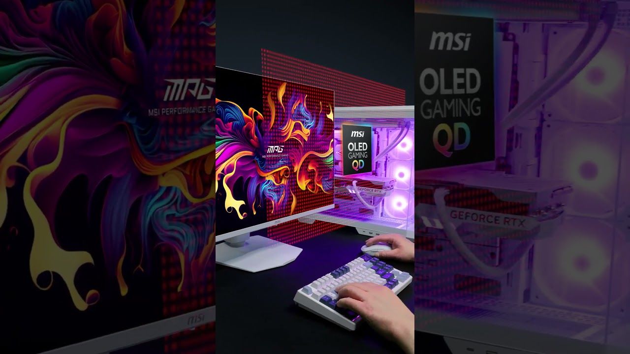 1280x720 THE Best Choice For Your White Gaming Setup 321URXW QD OLED
