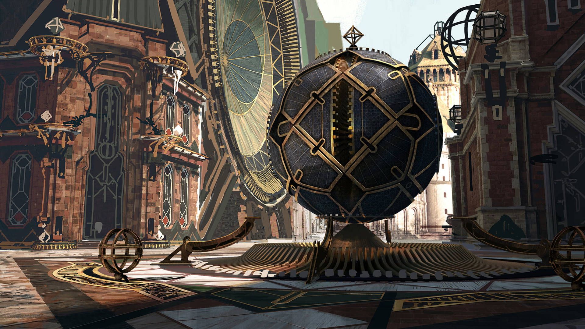 1920x1080 Arcane City Wallpaper