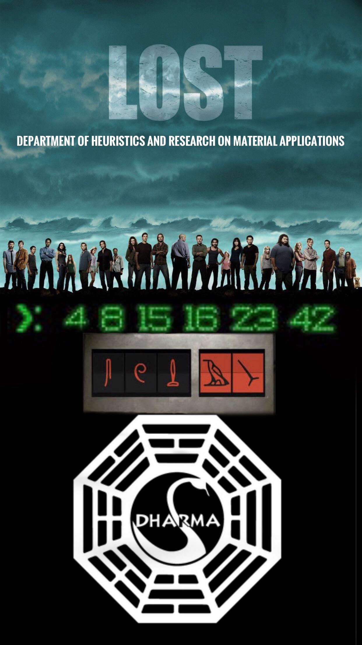 1242x2208 Cool Lost IPhone lock screen I made