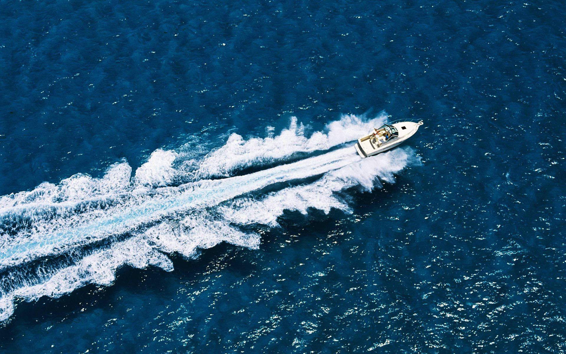 1920x1200 Download Speed Boat Waves Wallpaper