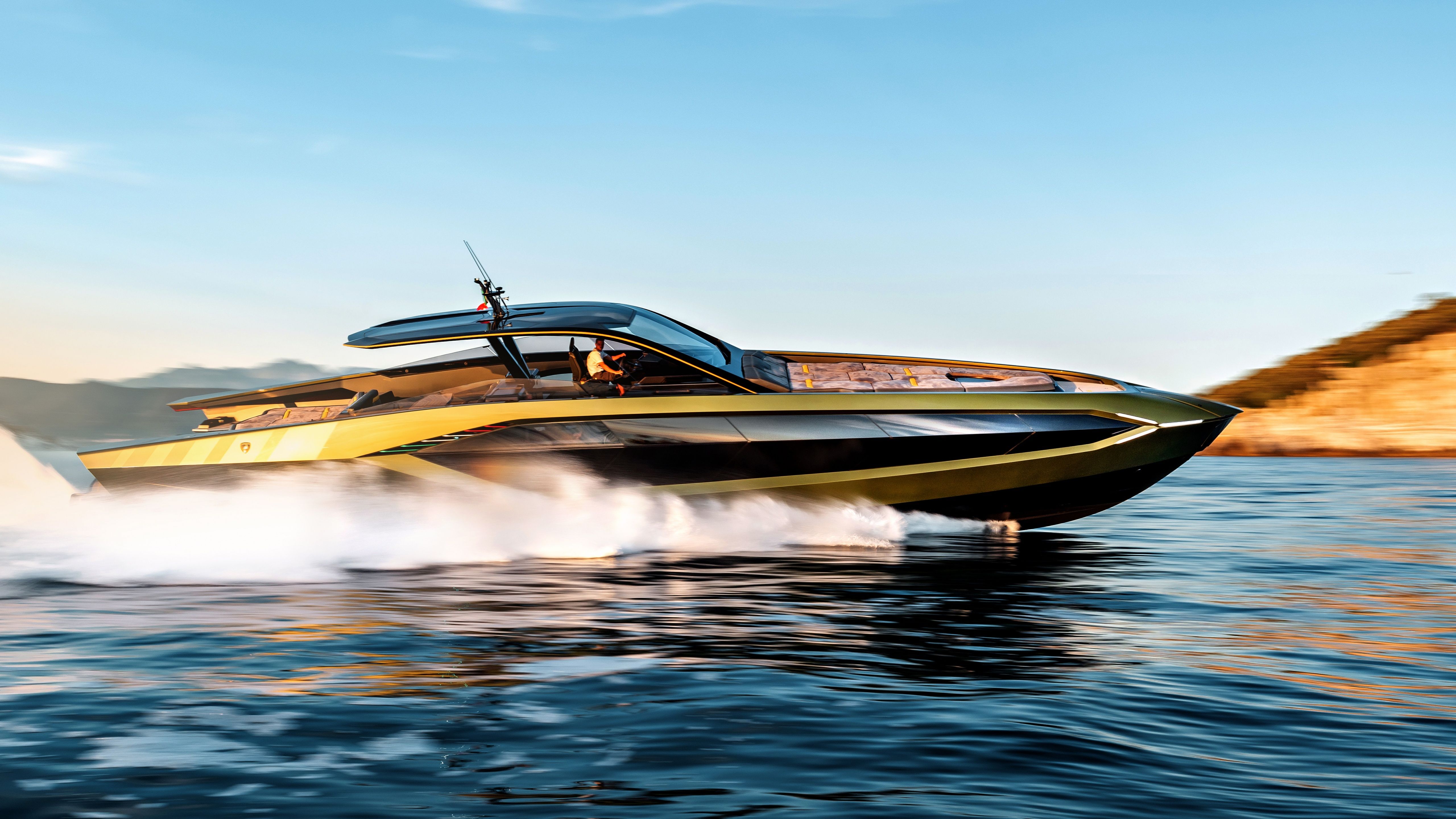 5120x2880 Tecnomar for Lamborghini 63 Wallpaper 4K, 5K, Superyacht