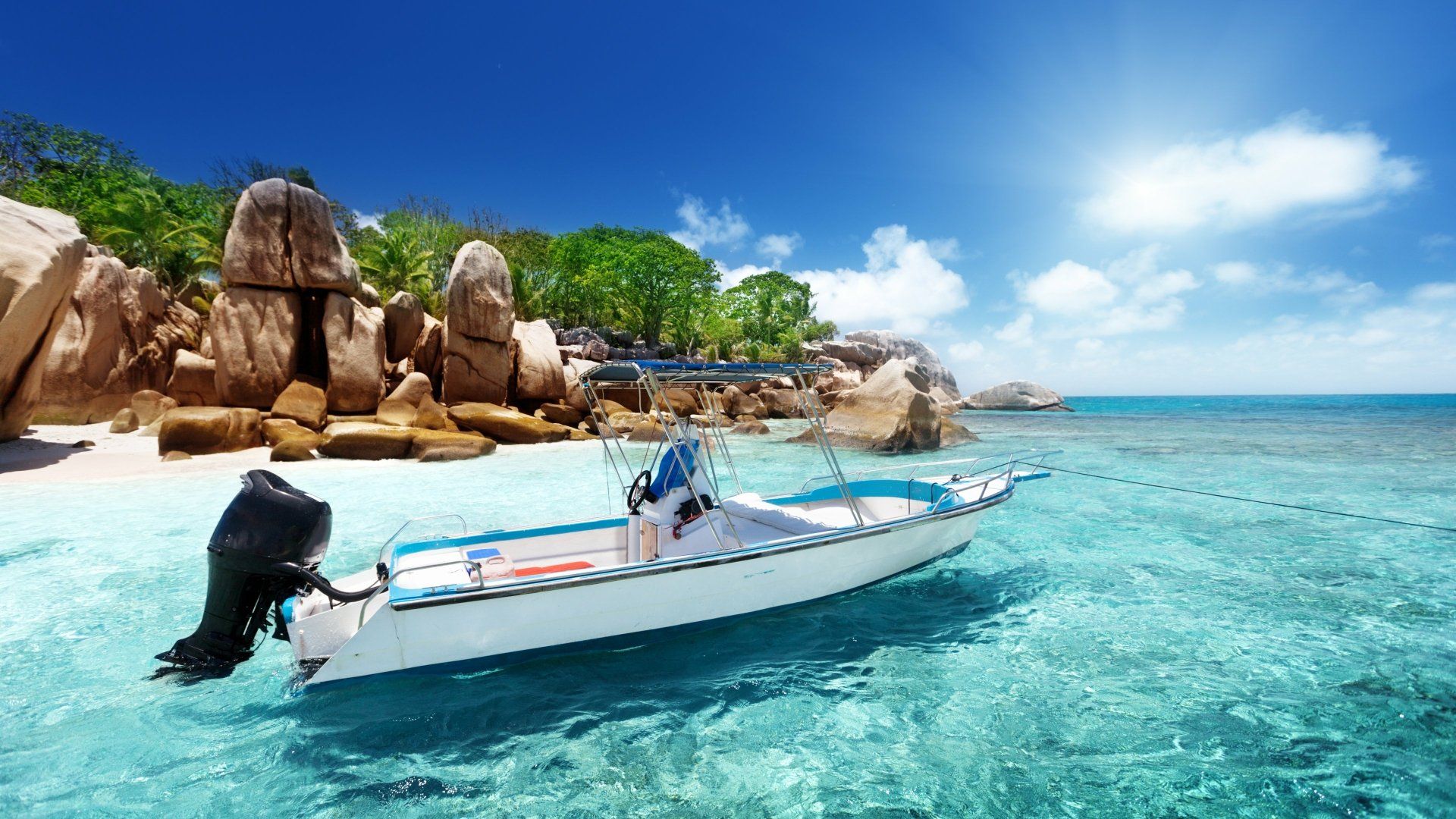 1920x1080 Serene Boat Escape