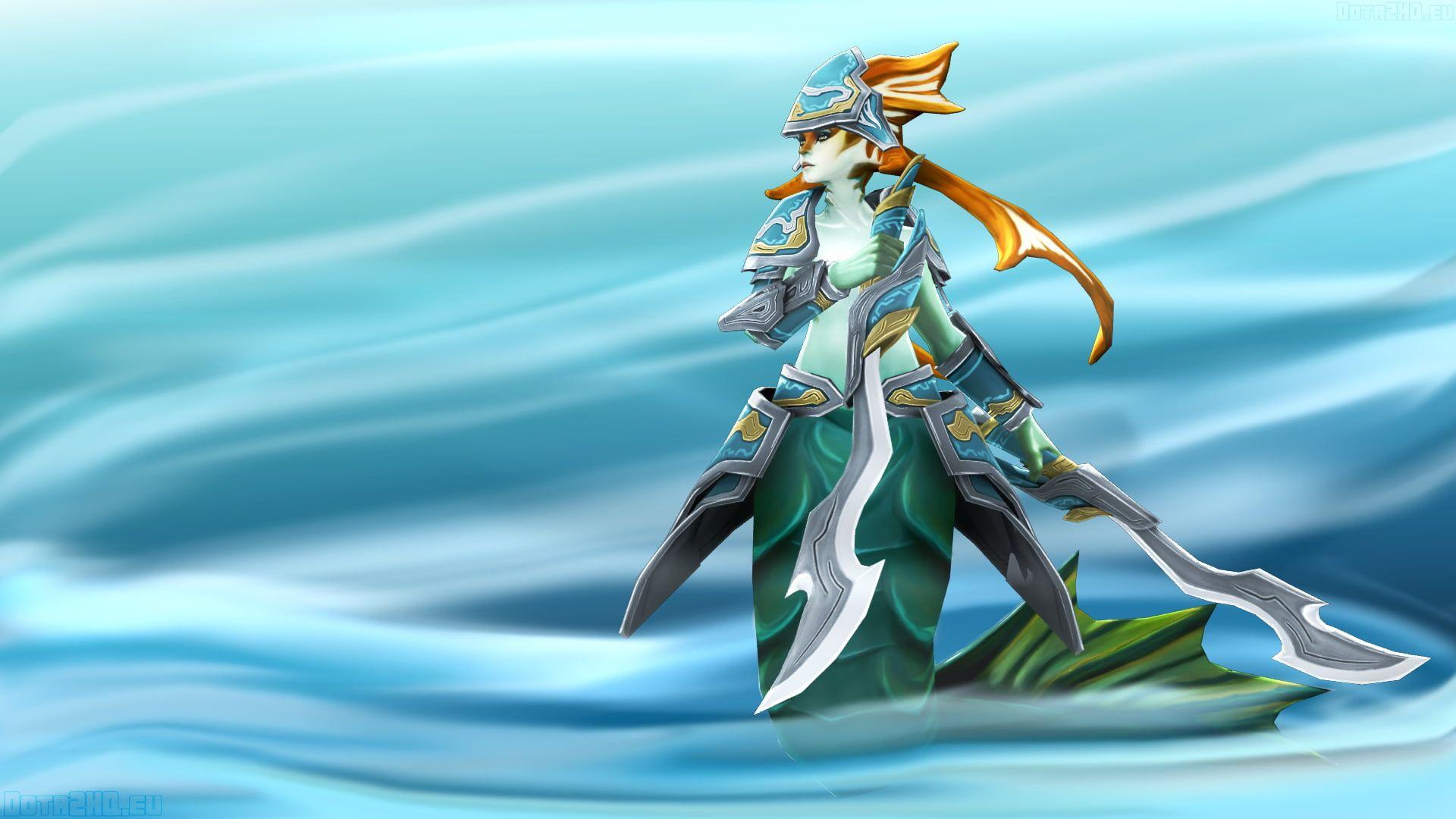 1920x1080 Naga Siren Dota 2 Hero HD wallpaper