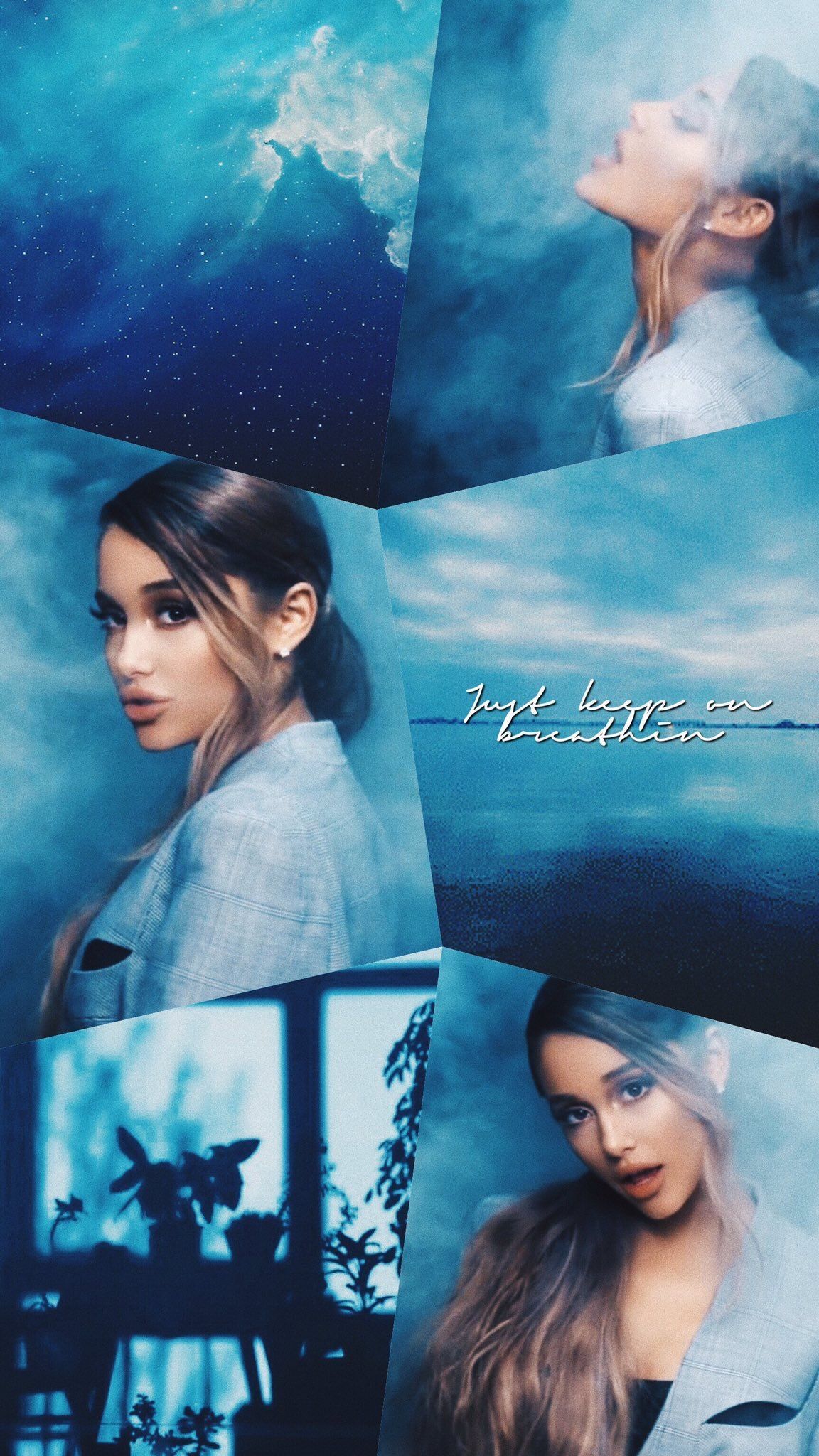 1152x2048 Ariana Grande Breathin Wallpaper