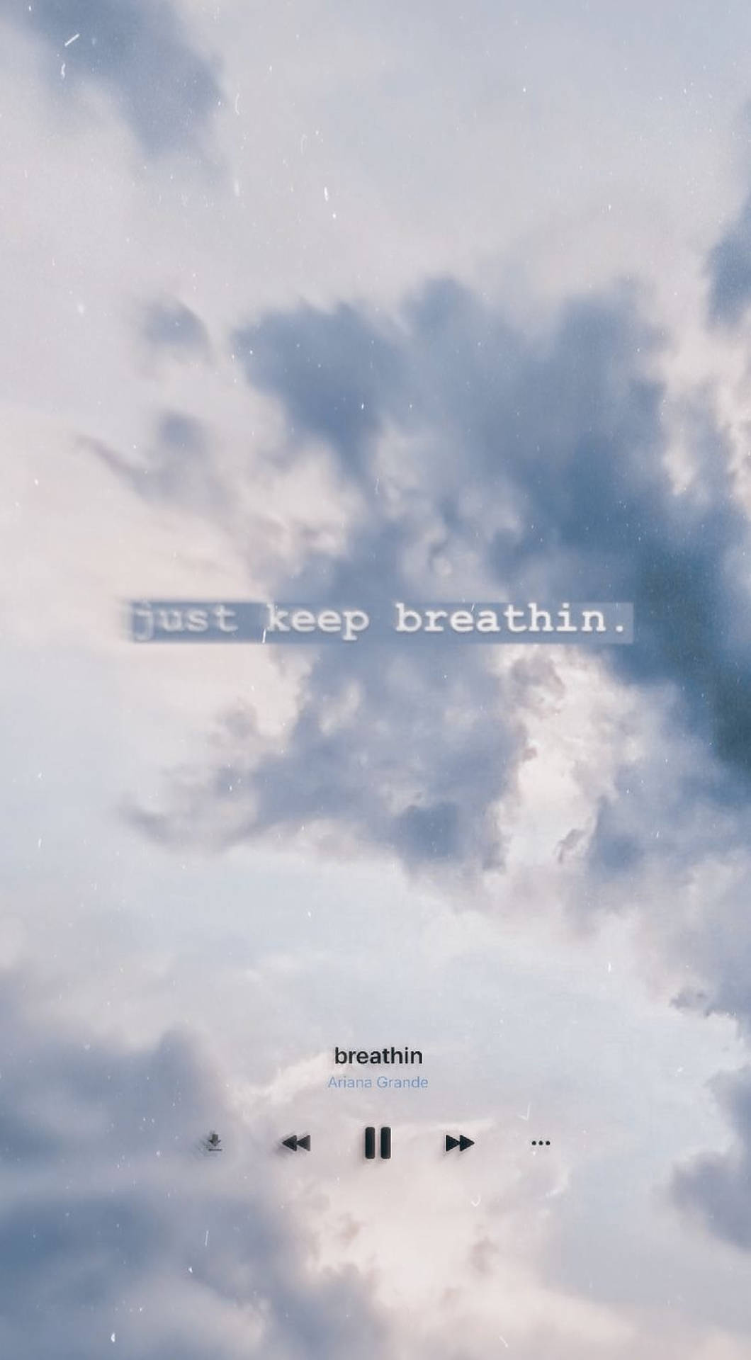 1060x1920 Ariana Grande Atmosphere Wallpaper