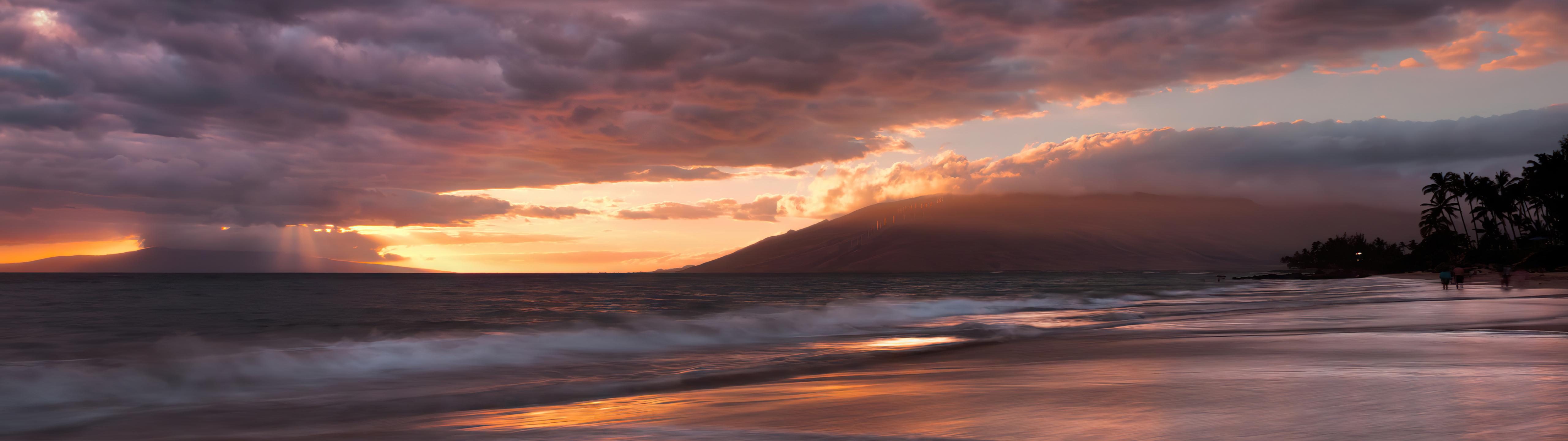 5120x1440 Beach Wallpaper