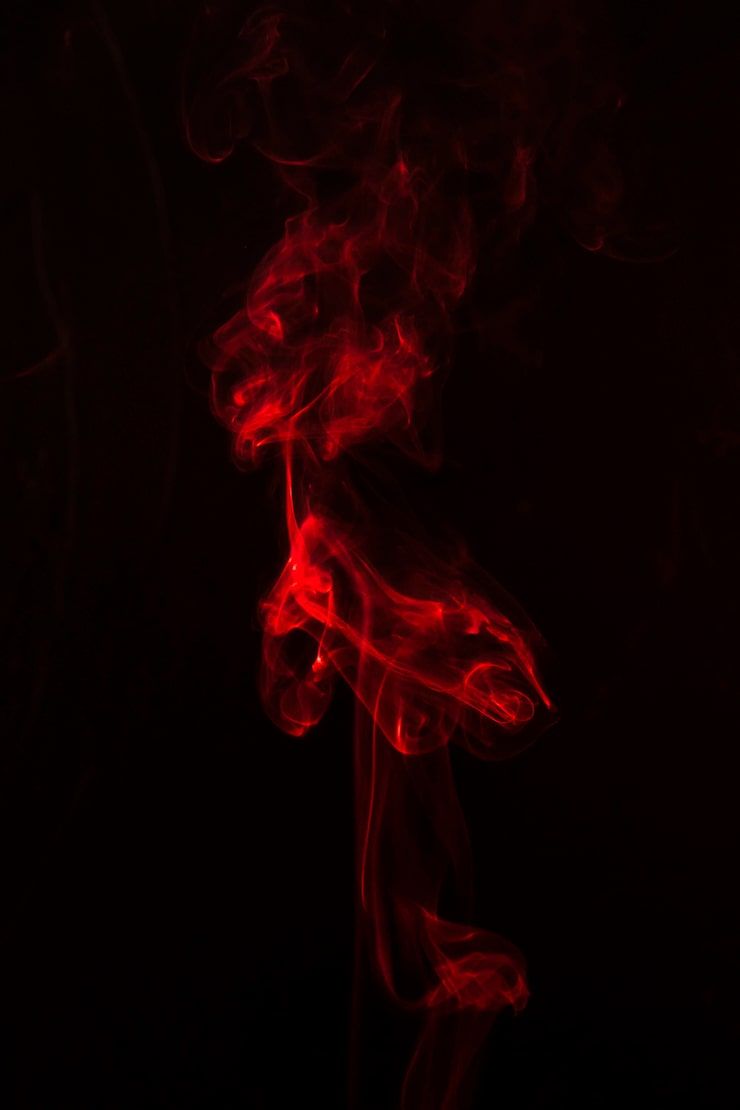 740x1110 Red Mist On Black Photo Free High Quality Picture