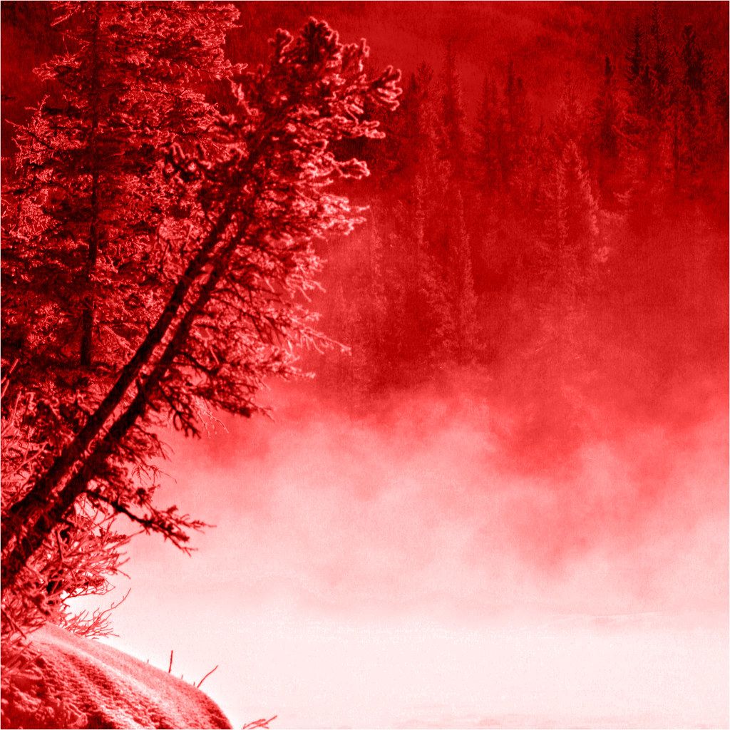 1024x1024 On Black: Red Mist Rising by Josef. [Large]