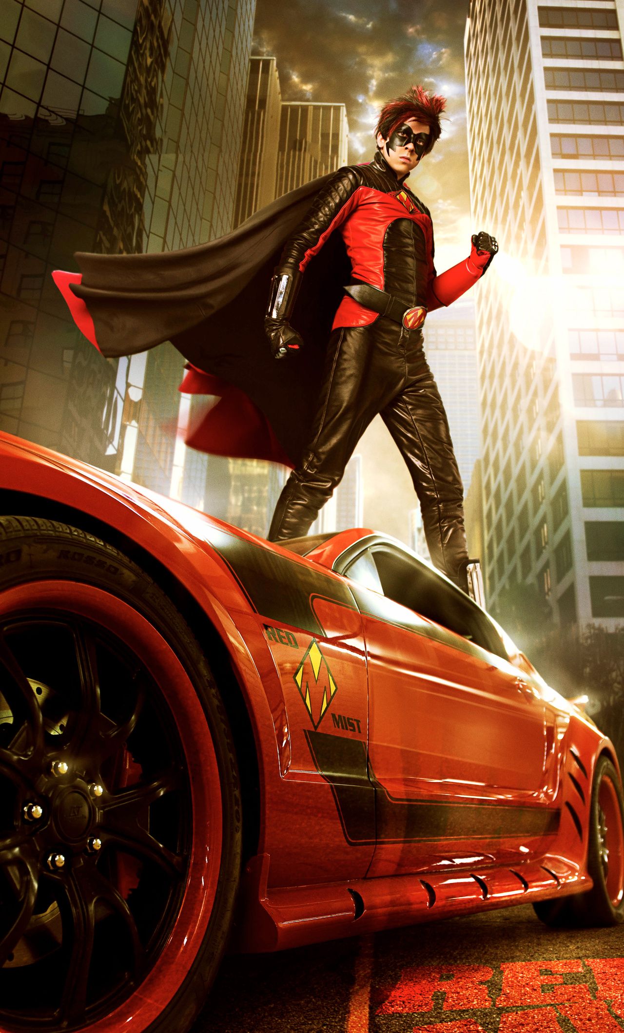 1280x2120 Red Mist Mustang From Kick Ass iPhone , HD 4k Wallpaper, Image, Background, Photos and Picture