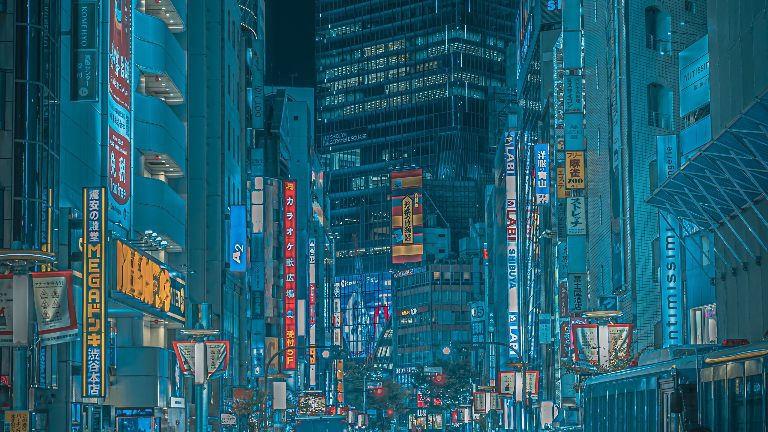 Blue Tokyo Wallpapers - Top Free Blue Tokyo Backgrounds - WallpaperAccess
