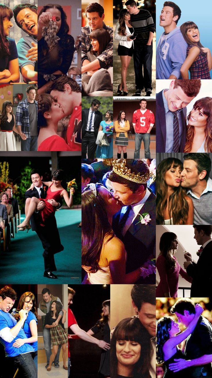 736x1309 GLEE Finn e Rachel wallpaper