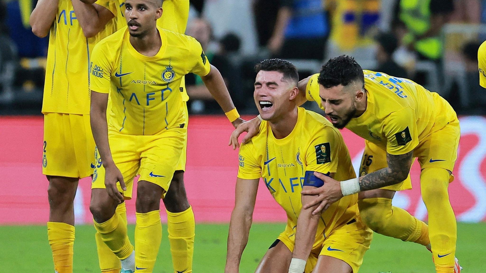 2048x1152 Cristiano Ronaldo: Al Nassr Forward In Tears After Kings Cup Final