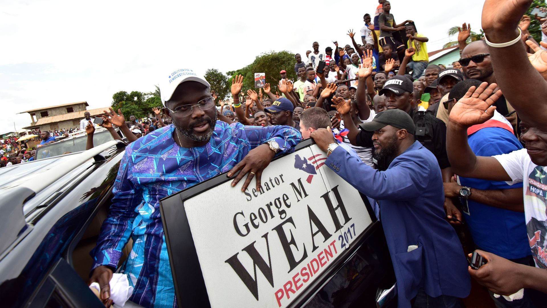 1920x1080 Soccer star Weah completes Liberia's first peaceful transition since 1944