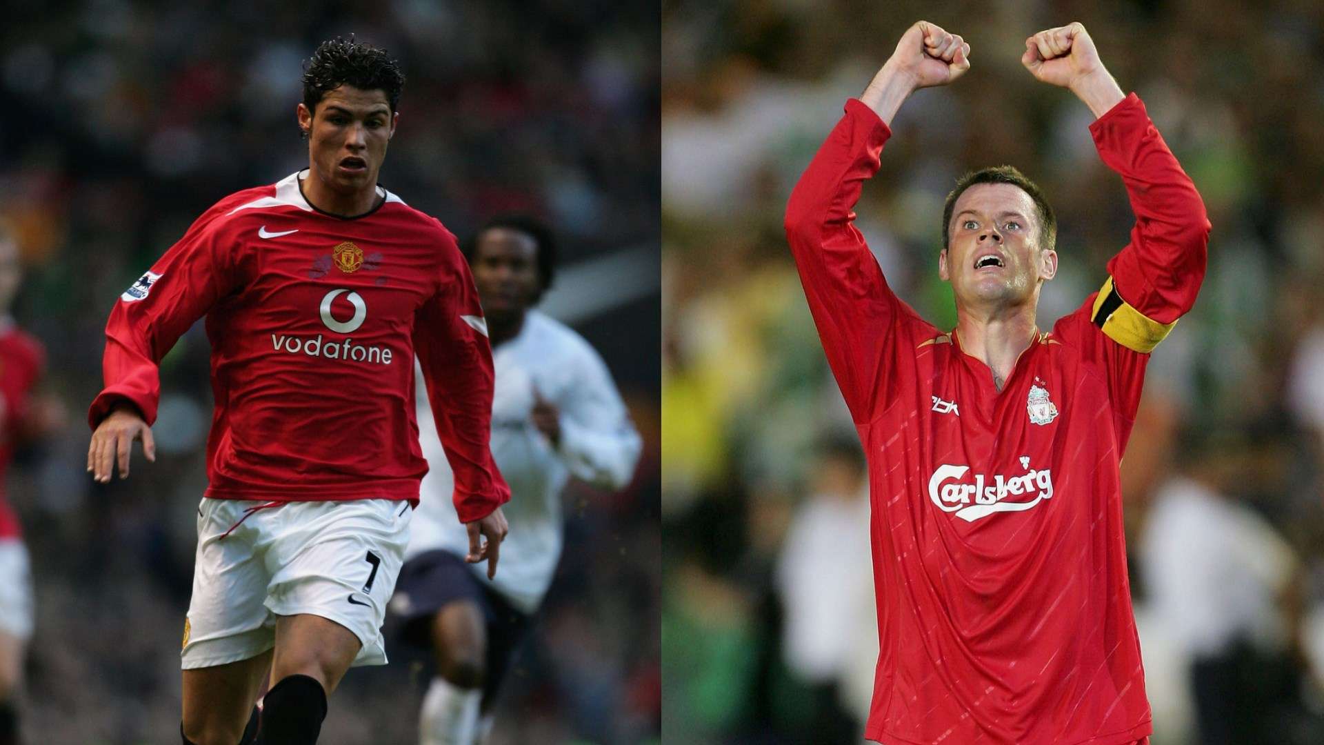 1920x1080 Above Cristiano Ronaldo!' Carragher celebrates his 2005 Ballon d'Or finish as Thierry Henry and Micah Richards mock Liverpool legend. Goal.com English Qatar