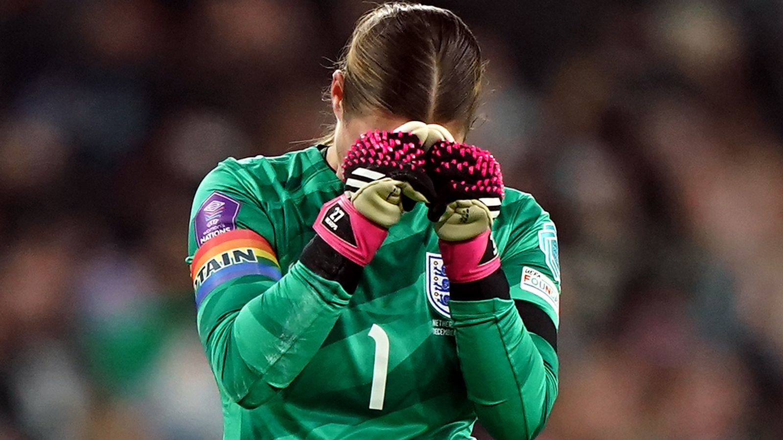 1600x900 Mary Earps: England Goalkeeper Says She Let Lionesses Down With Error For Netherlands' Second Goal In 3 2 Wembley Win