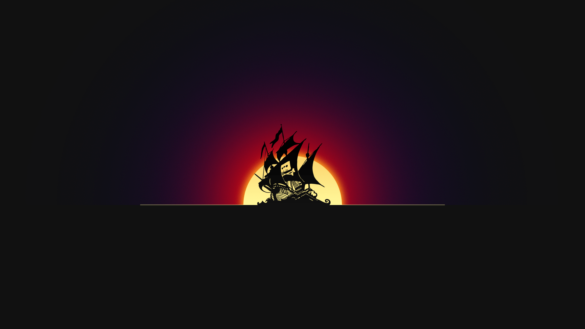 1920x1080 Pirate ship Wallpaper 4K, Silhouette, Dark background