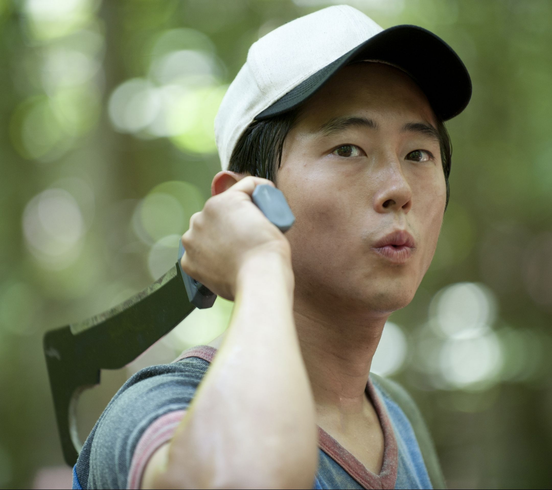 2160x1920 Desktop wallpaper: Tv Show, The Walking Dead, Steven Yeun, Glenn Rhee 4K free download for PC. 1212718