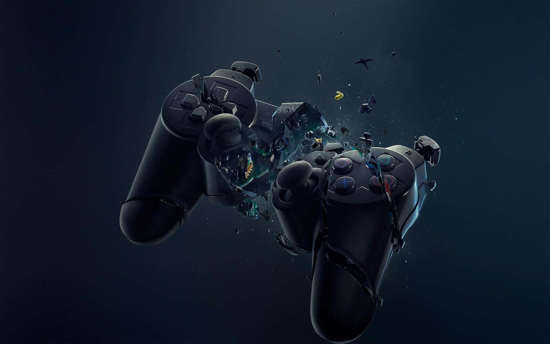 1920x1200 Download Cool Xbox Broken Controller Wallpaper