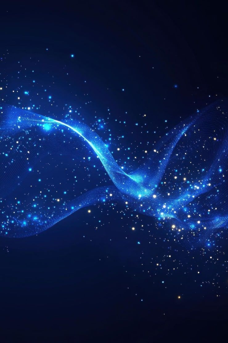 740x1110 Blue light particles Image